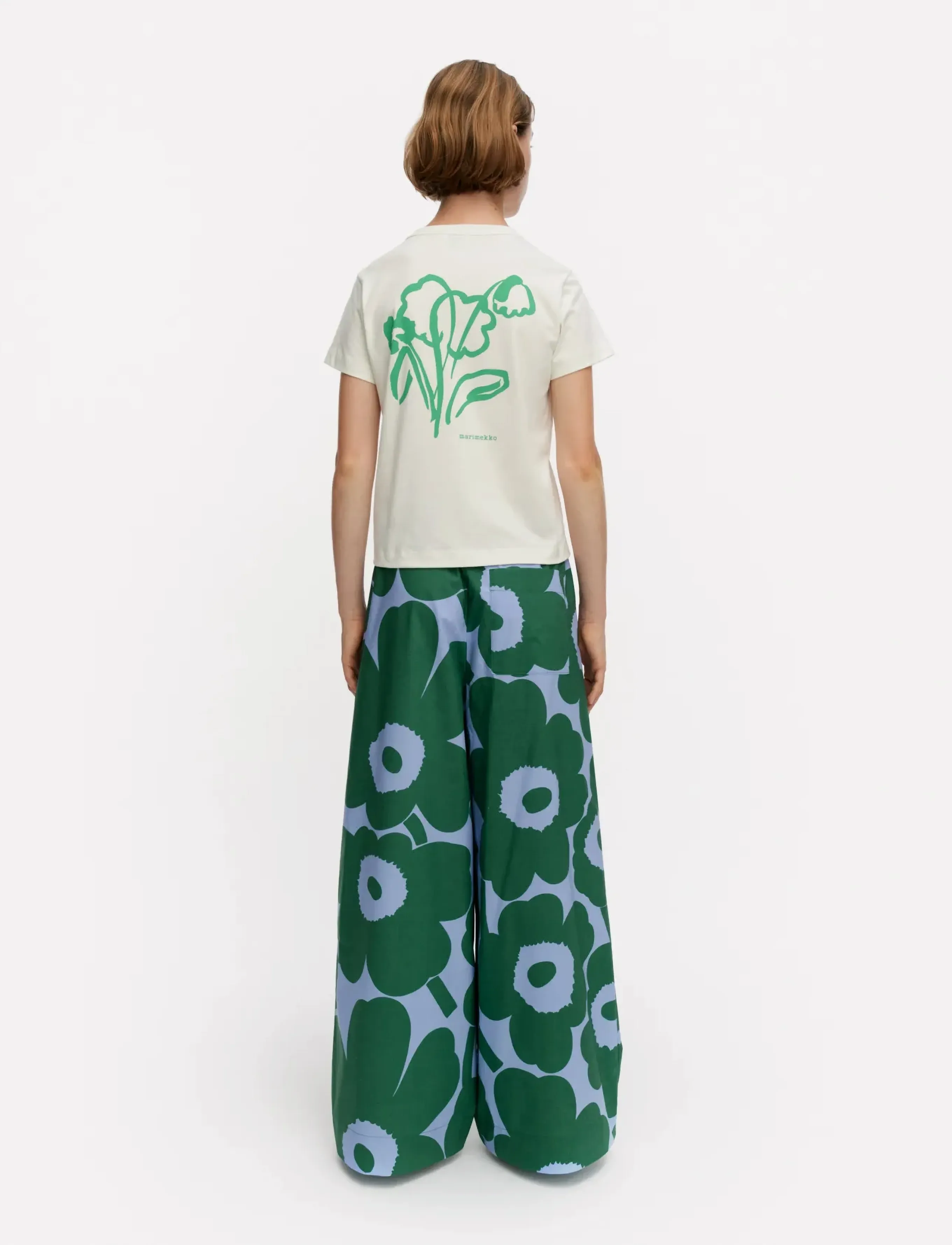 Marimekko - PUOTI UNIKKO - vida byxor - blue, green - 3