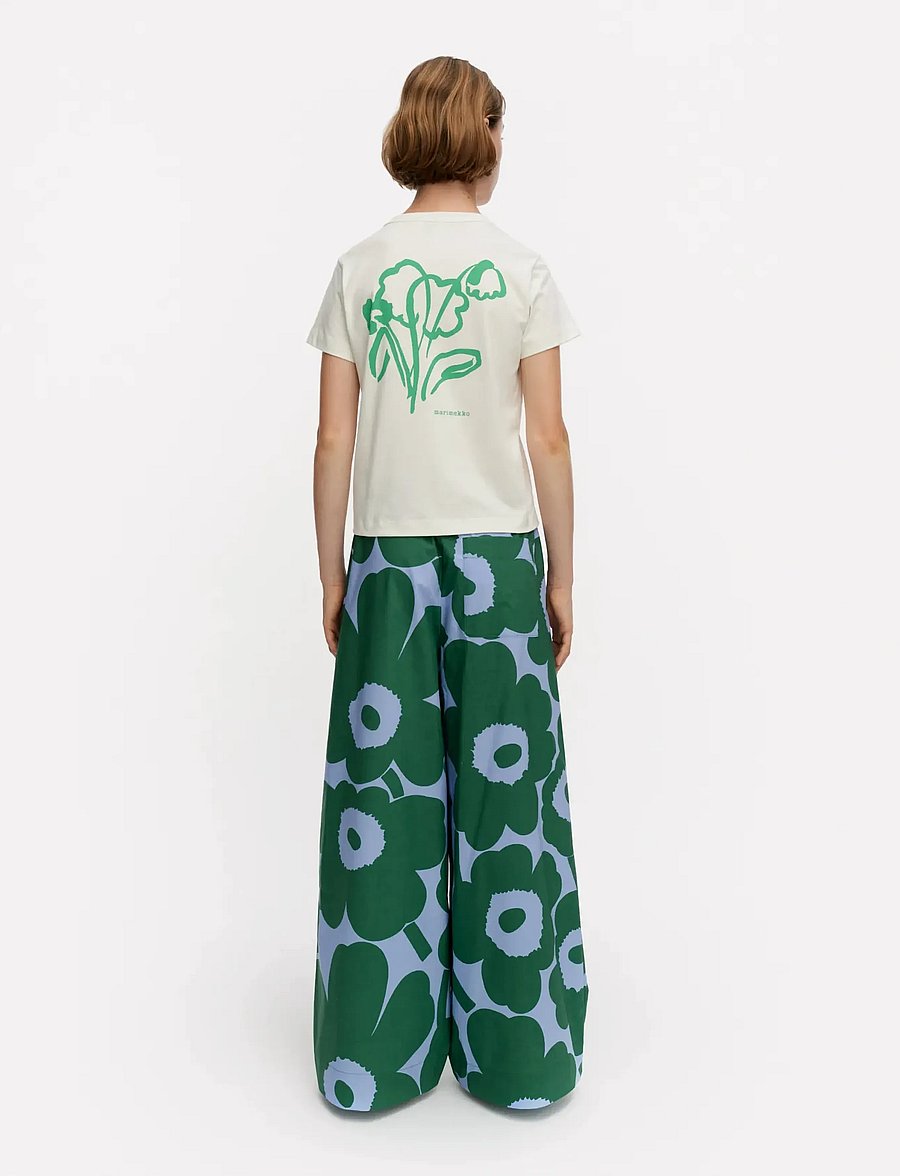 Marimekko - PUOTI UNIKKO - vida byxor - blue, green - 3