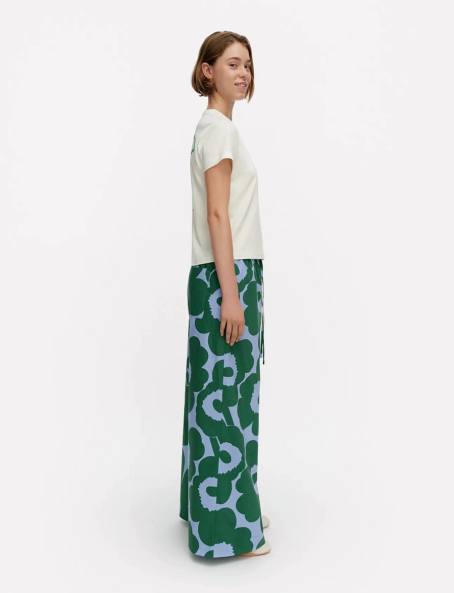 Marimekko - PUOTI UNIKKO - vida byxor - blue, green - 4