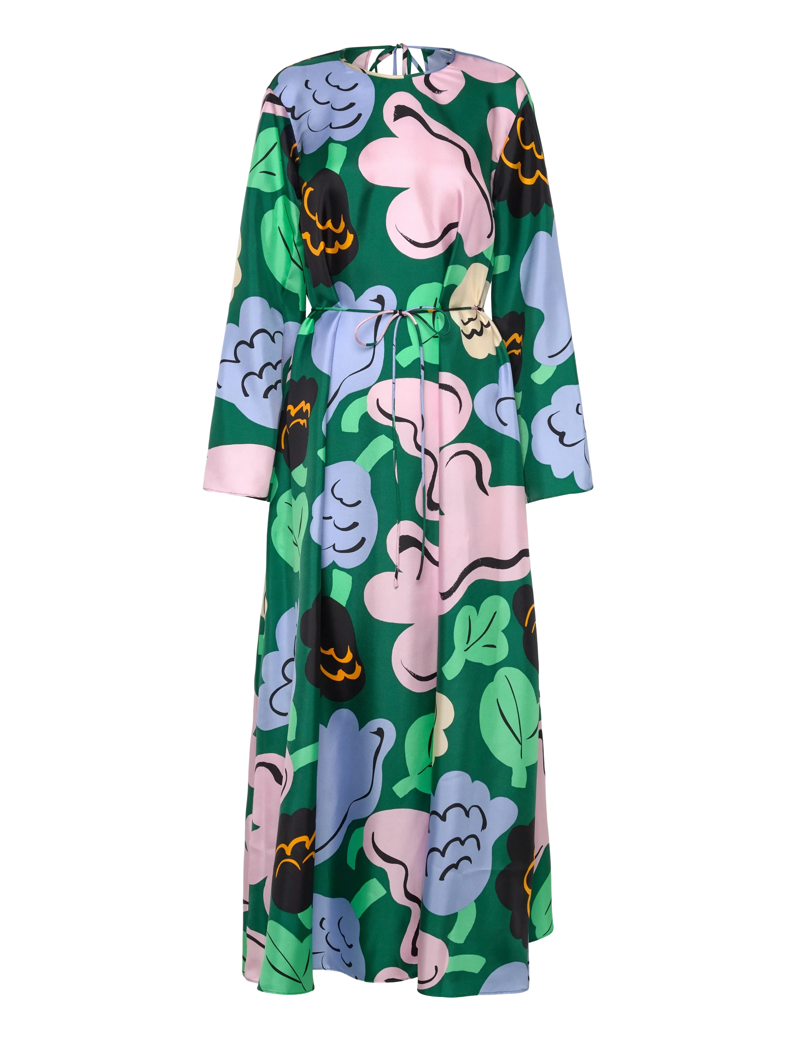 Marimekko KAUNISTA KUKASTA KUKKAAN - Kjoler - GREEN, GREEN, PINK / green