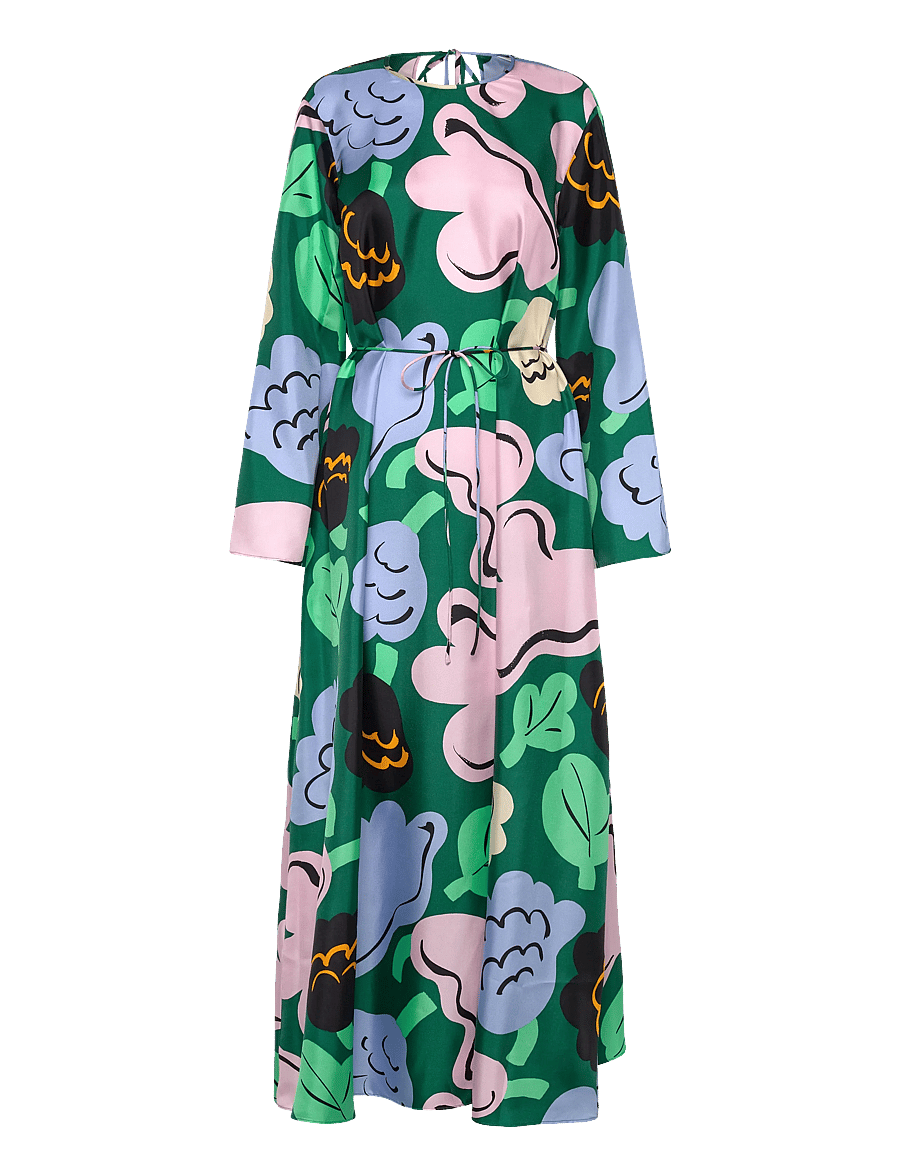 Marimekko - KAUNISTA KUKASTA KUKKAAN - green, green, pink - 1