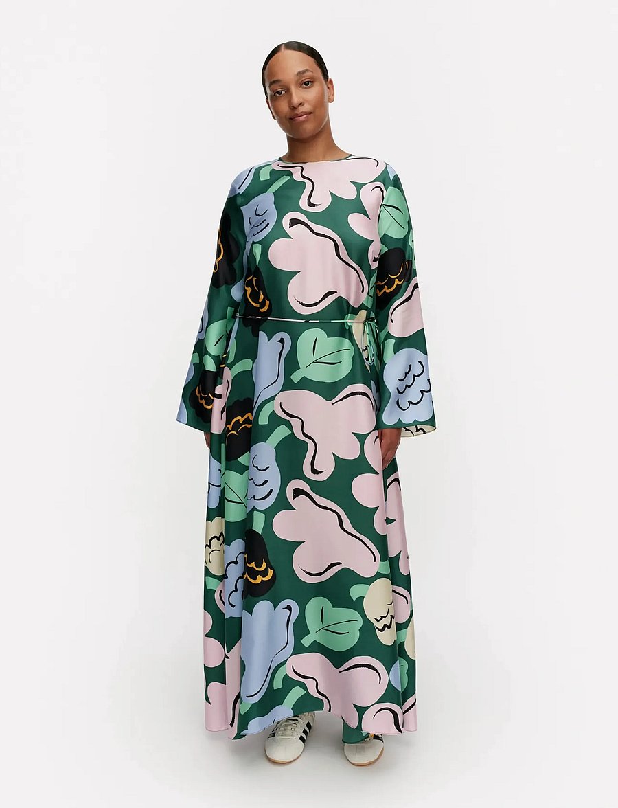 Marimekko - KAUNISTA KUKASTA KUKKAAN - green, green, pink - 0
