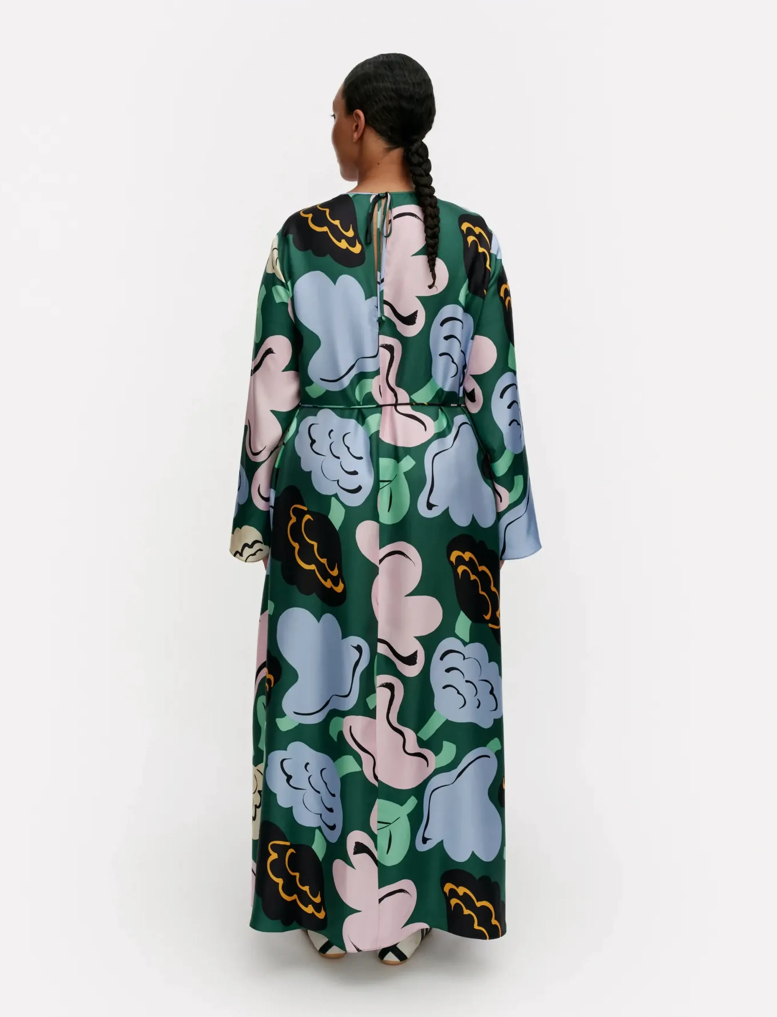 Marimekko - KAUNISTA KUKASTA KUKKAAN - green, green, pink - 3