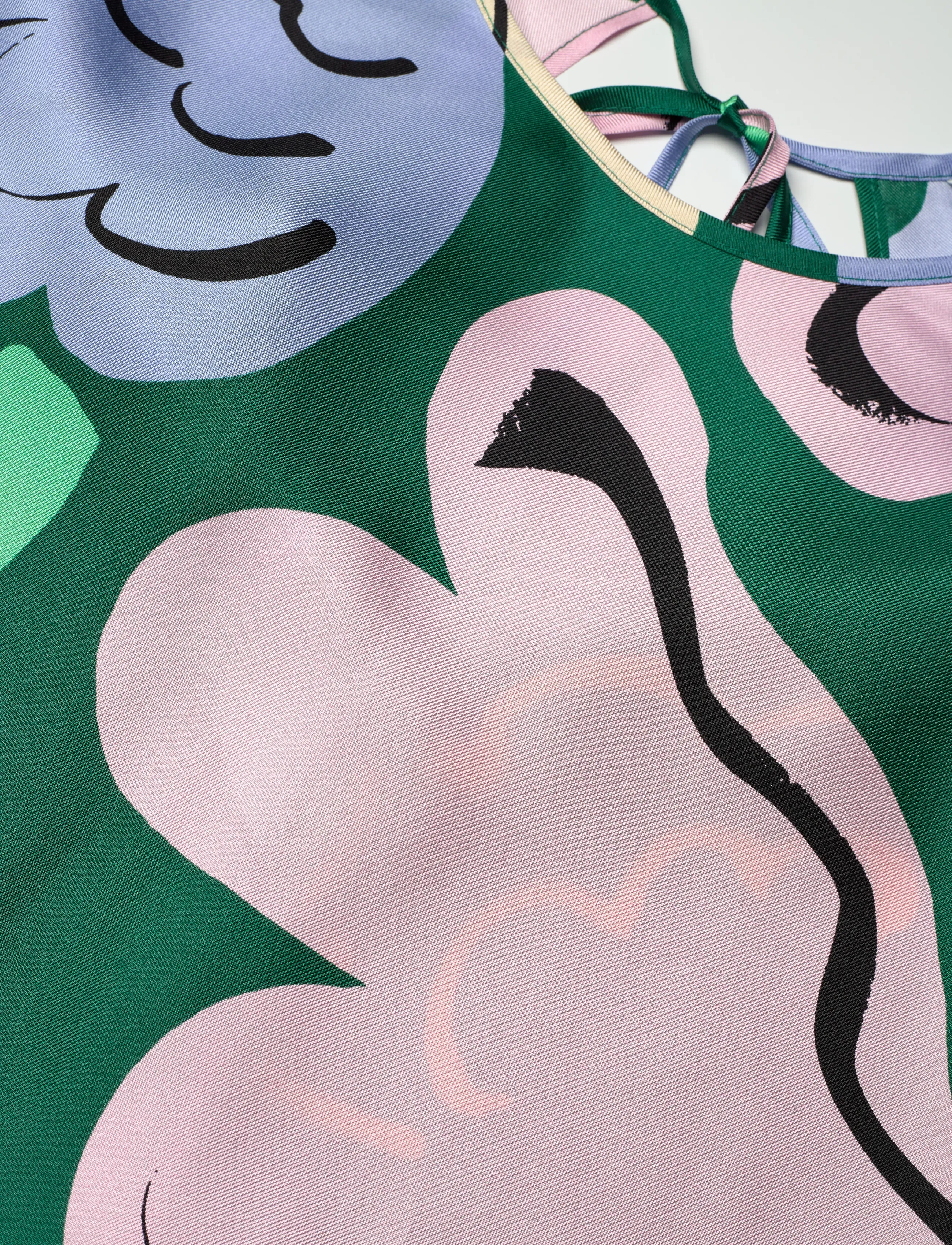 Marimekko - KAUNISTA KUKASTA KUKKAAN - green, green, pink - 5