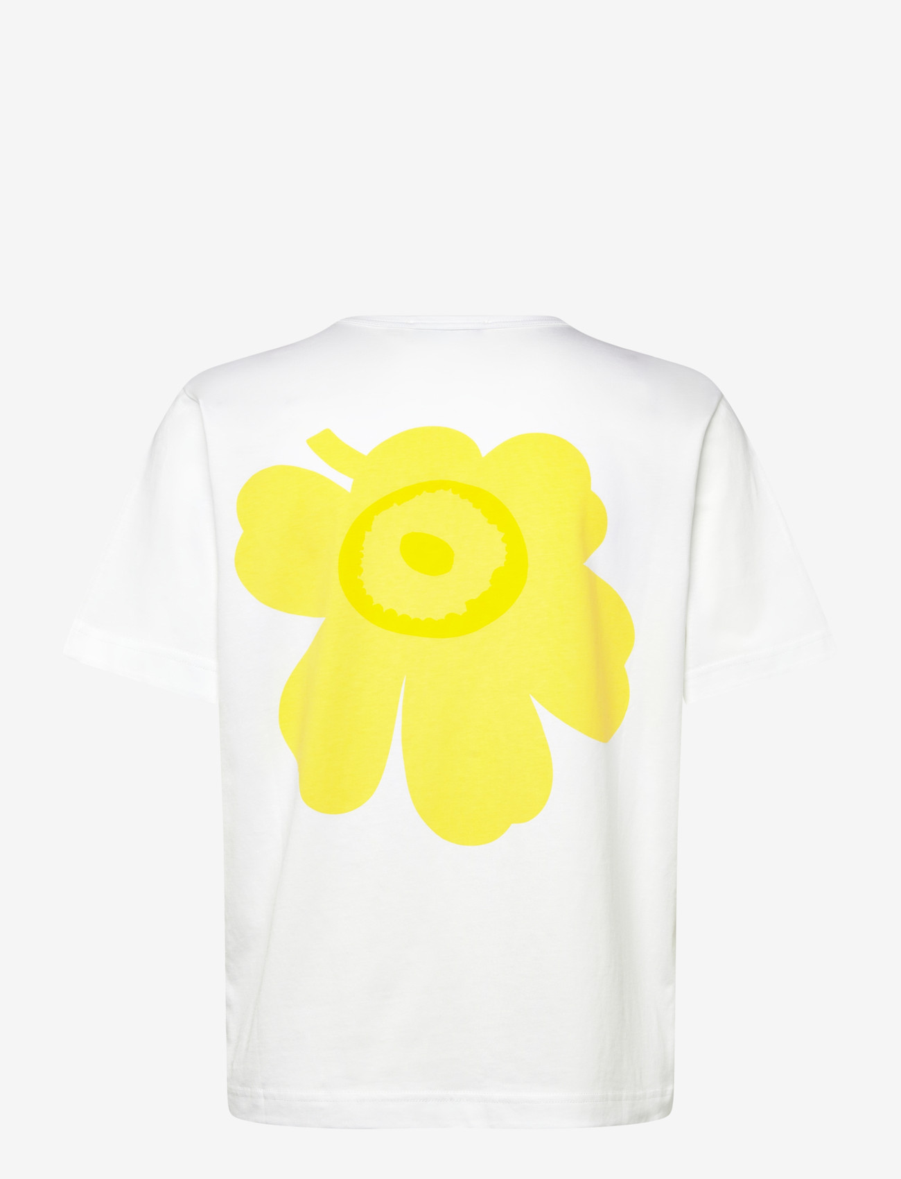 Marimekko - ERNA UNIKKO PLACEMENT - t-shirts - white, yellow - 2