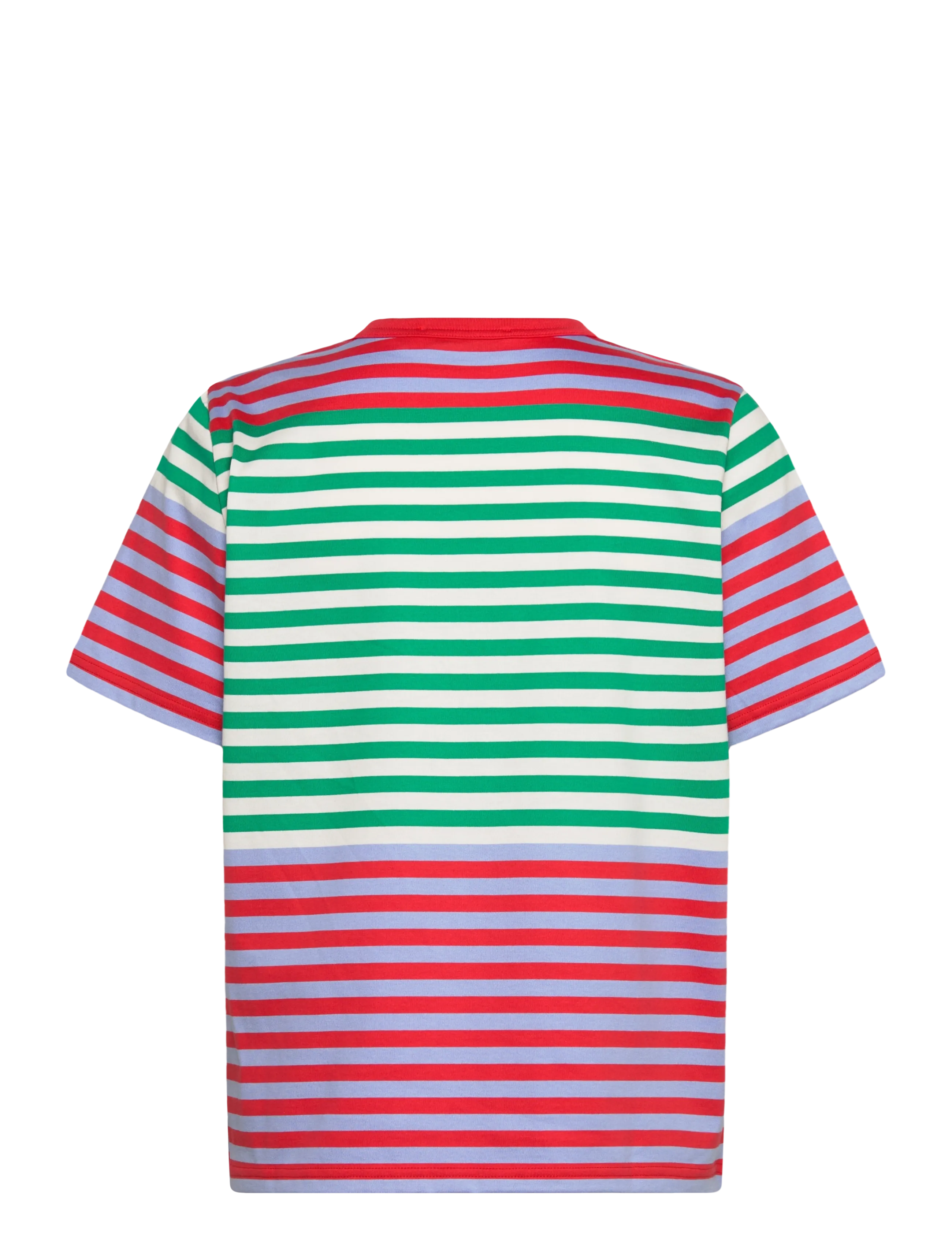 Marimekko - TASARAITA UNIKKO SS - t-shirts - red, blue, off white, green - 2