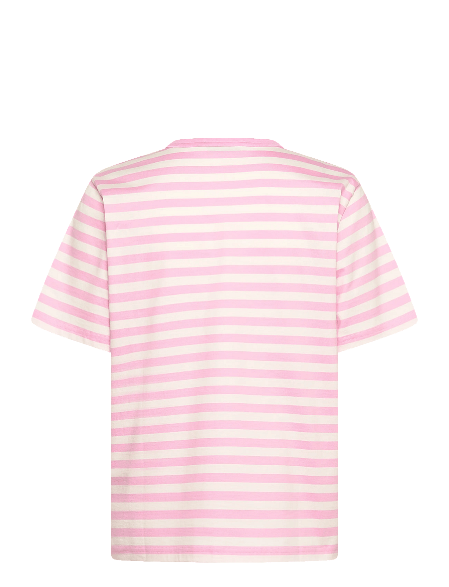 Marimekko - TASARAITA UNIKKO SS - light pink, off white, red - 2
