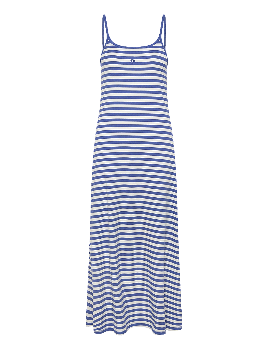 Marimekko - LAULAA TASARAITA UNIKKO - slipklänningar - blue, off white - 1