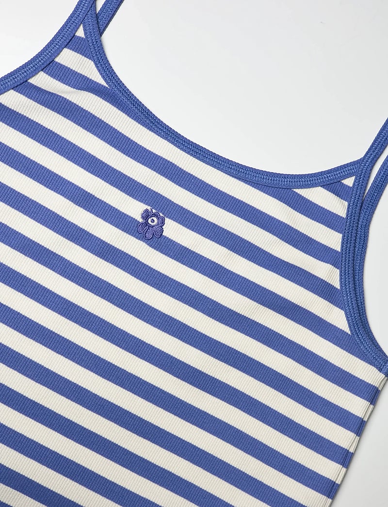 Marimekko - LAULAA TASARAITA UNIKKO - maxi sukienki - blue, off white - 5