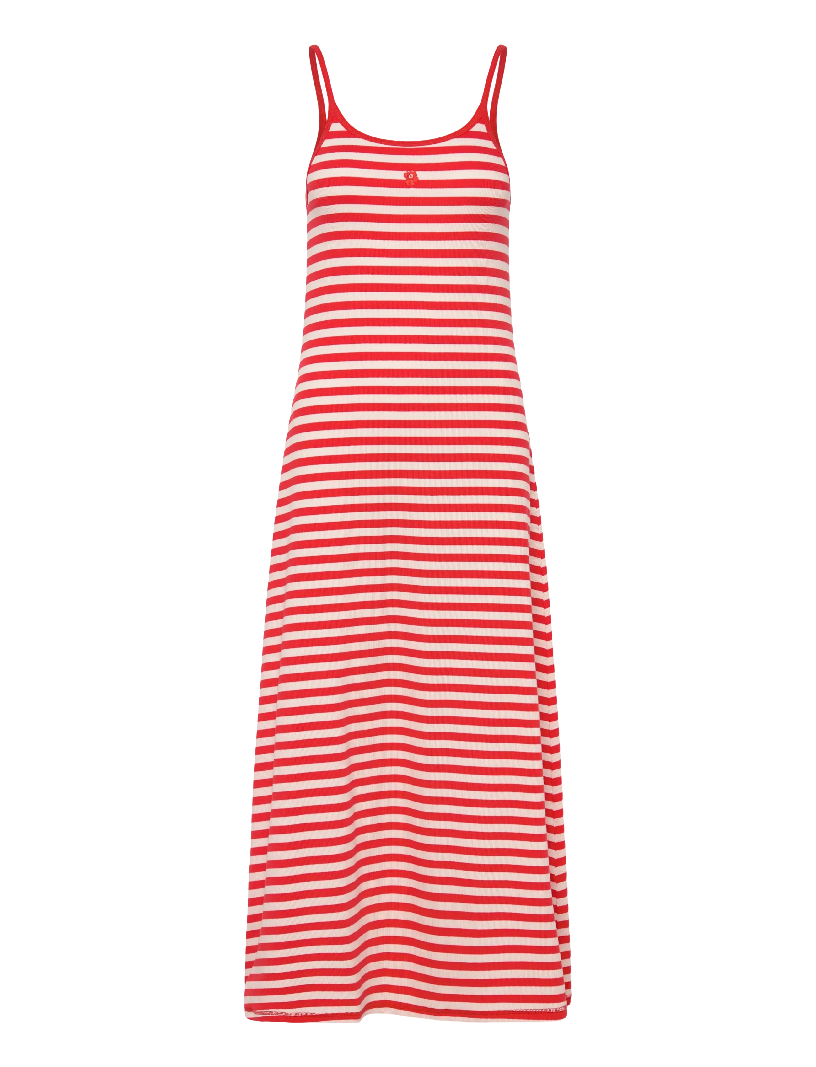 MARIMEKKO Laulaa Tasaraita Unikko Rot - L - Damen