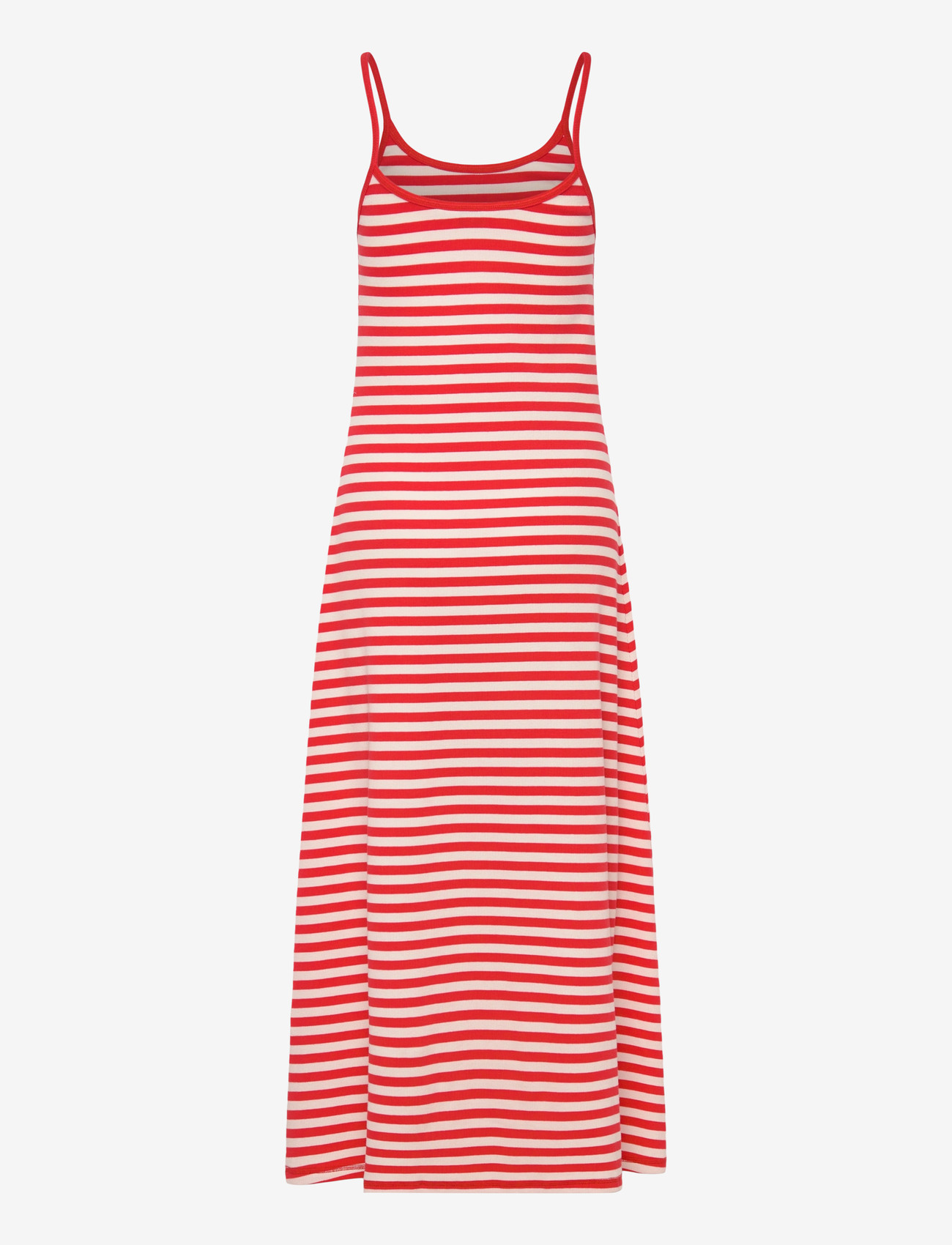 Marimekko - LAULAA TASARAITA UNIKKO - Õlapaeltega kleidid - red, off white - 2