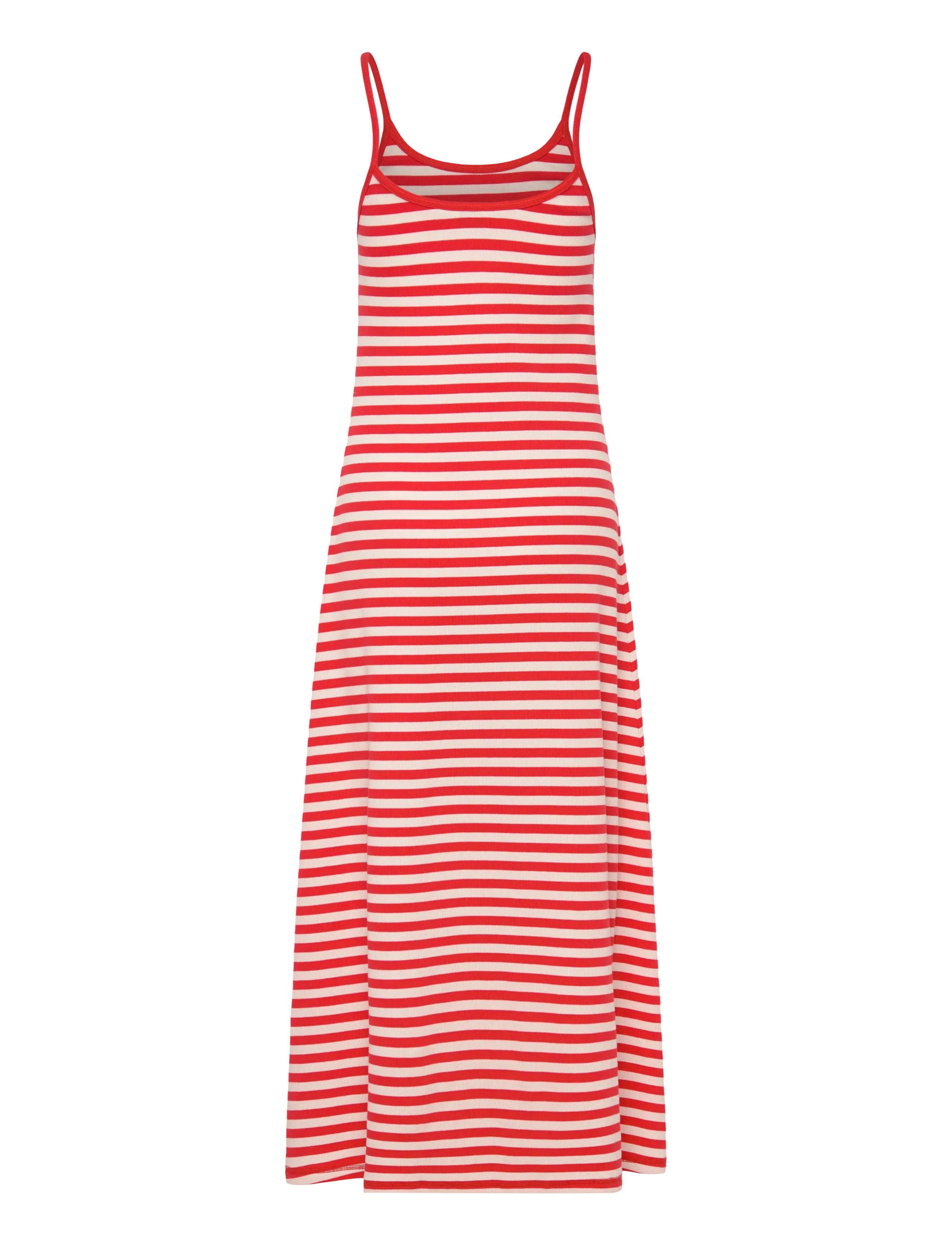 Marimekko - LAULAA TASARAITA UNIKKO - maxi dresses - red, off white - 2