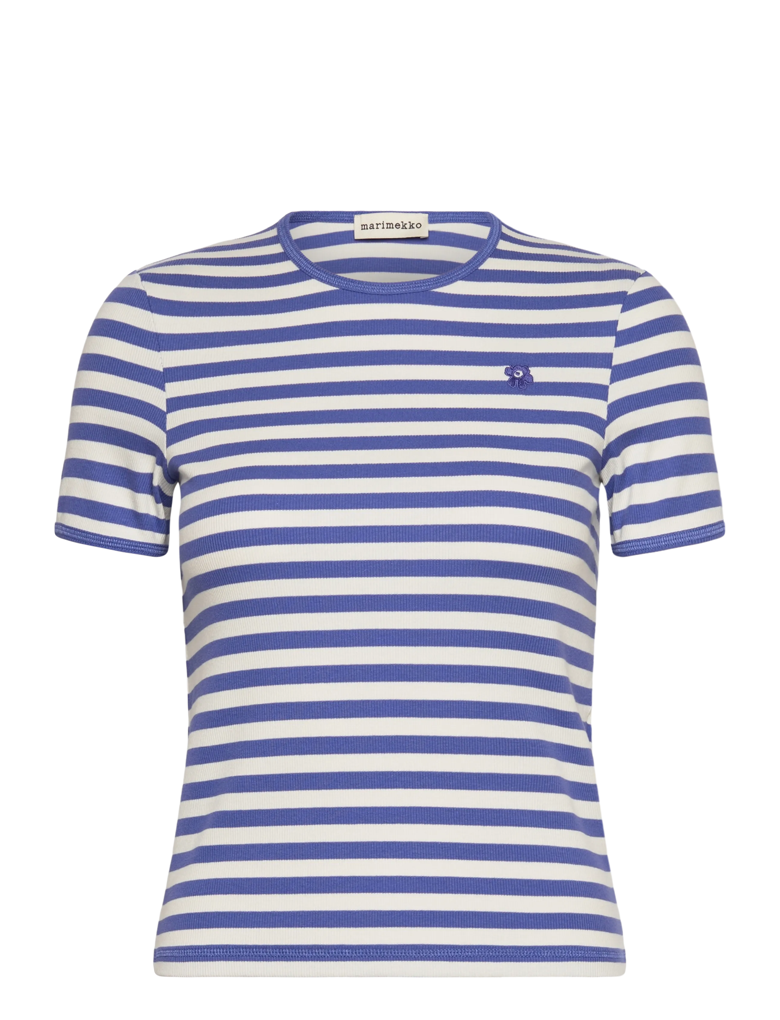 MARIMEKKO Kukkea Tasaraita Unikko Blau - XS - Damen