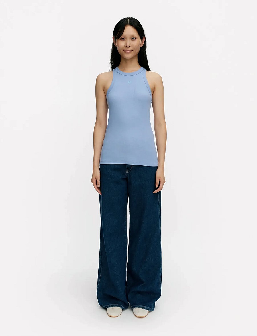 Marimekko - KUPLA UNIKKO PLACEMENT - linnen - light blue - 0