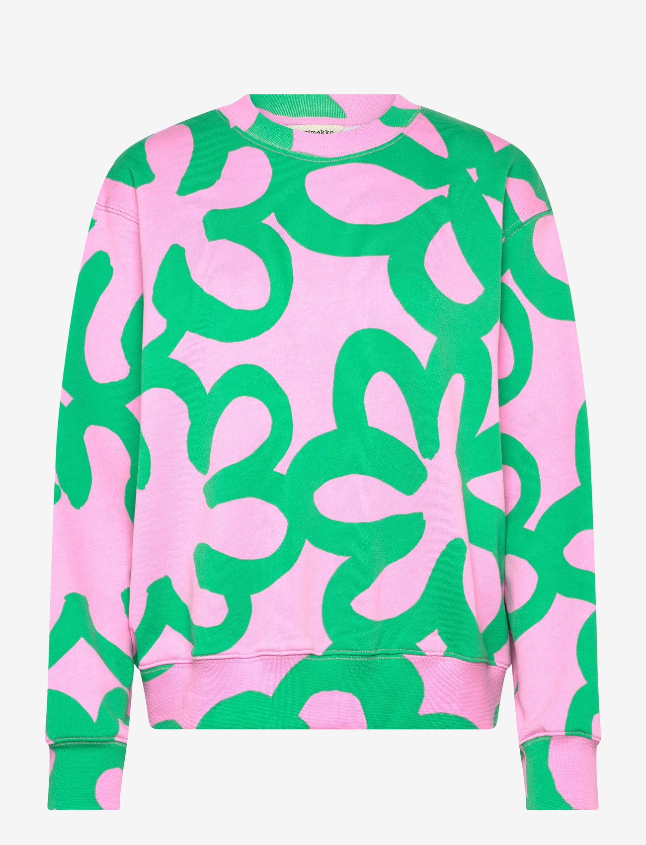Marimekko - LEIOT JÄTTIKUKKA - sweatshirts & hoodies - light pink, green - 1