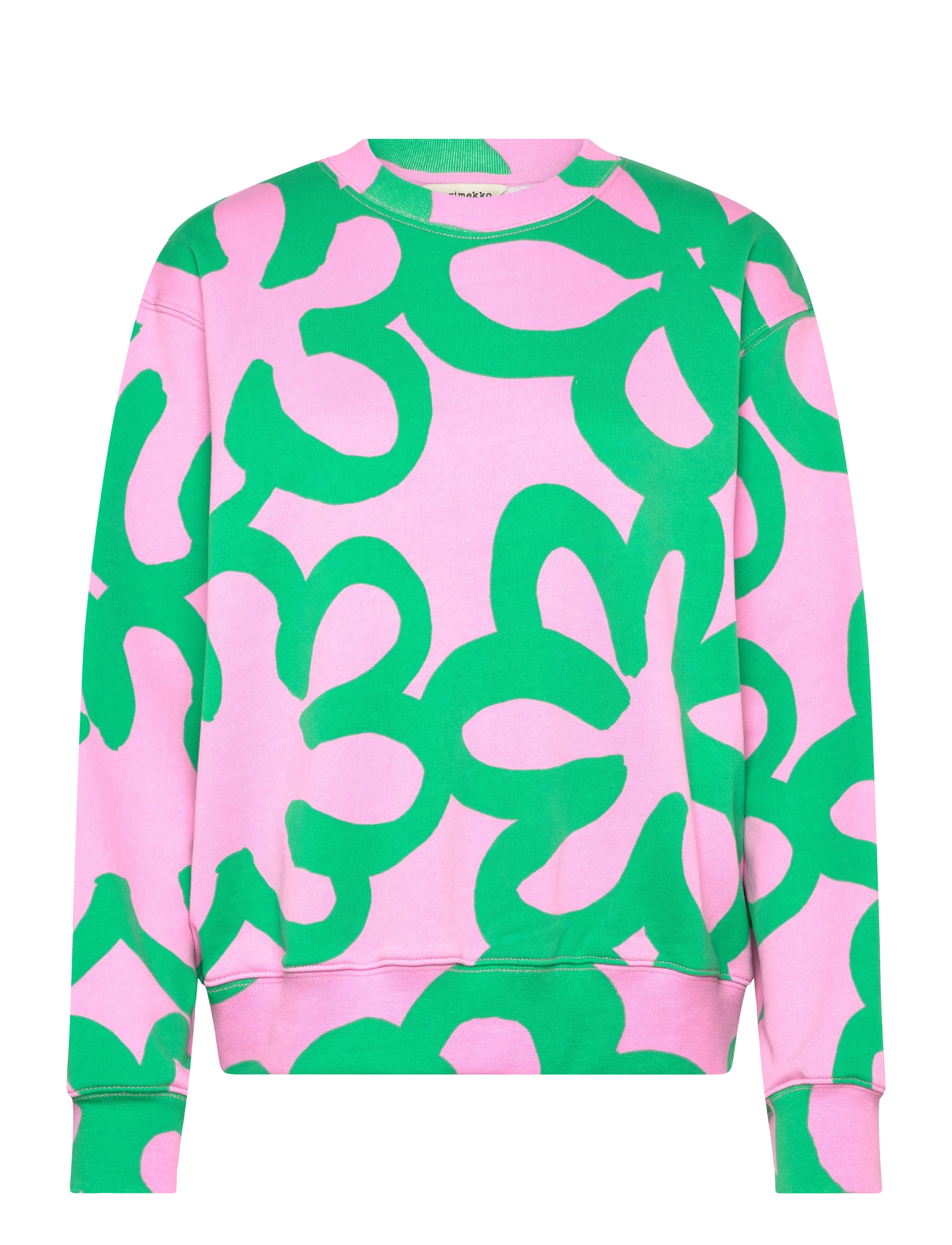 Marimekko LEIOT JÄTTIKUKKA - Pusad ja dressipluusid - LIGHT PINK, GREEN / pink/rose