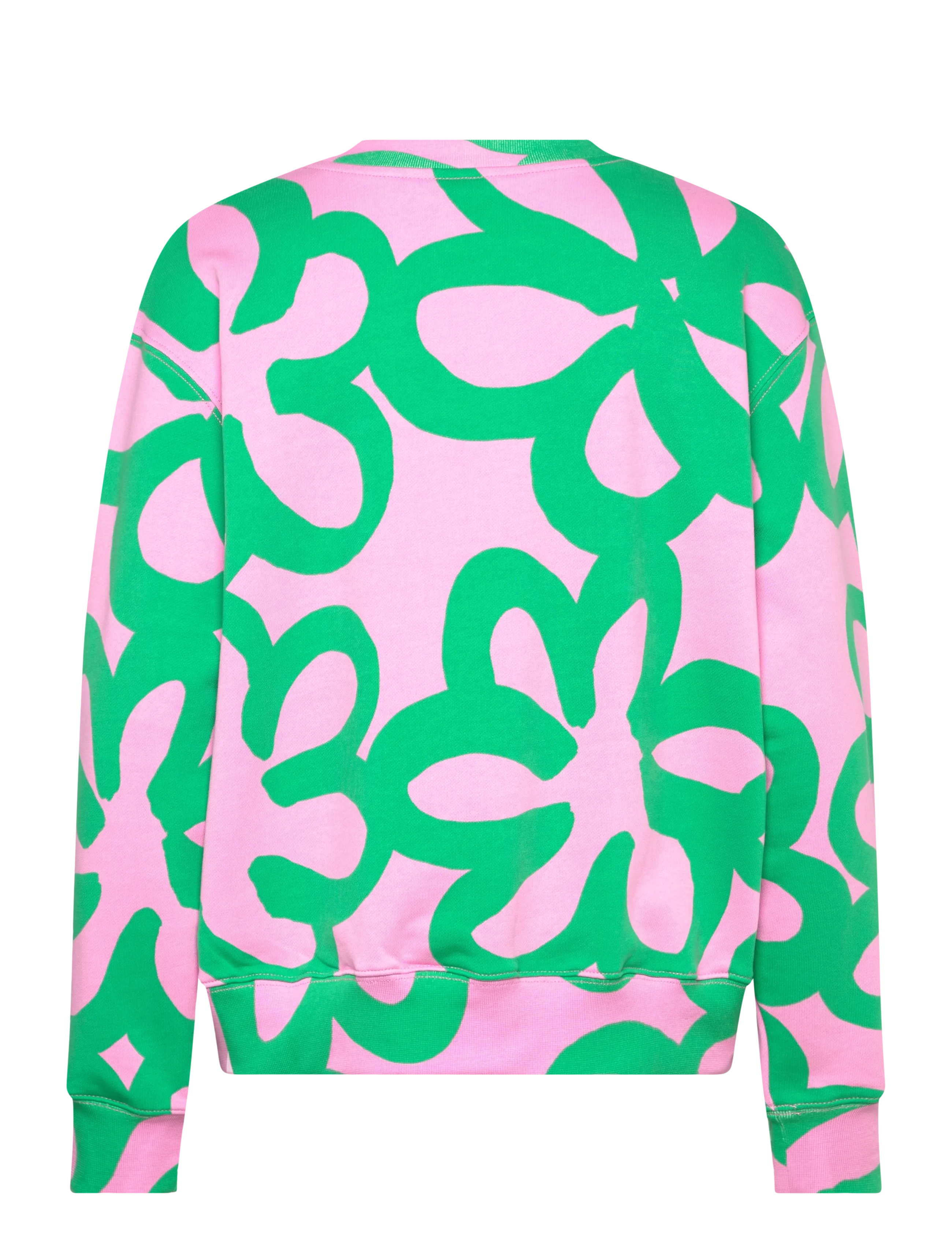 Marimekko - LEIOT JÄTTIKUKKA - sweatshirts & kapuzenpullover - light pink, green - 2