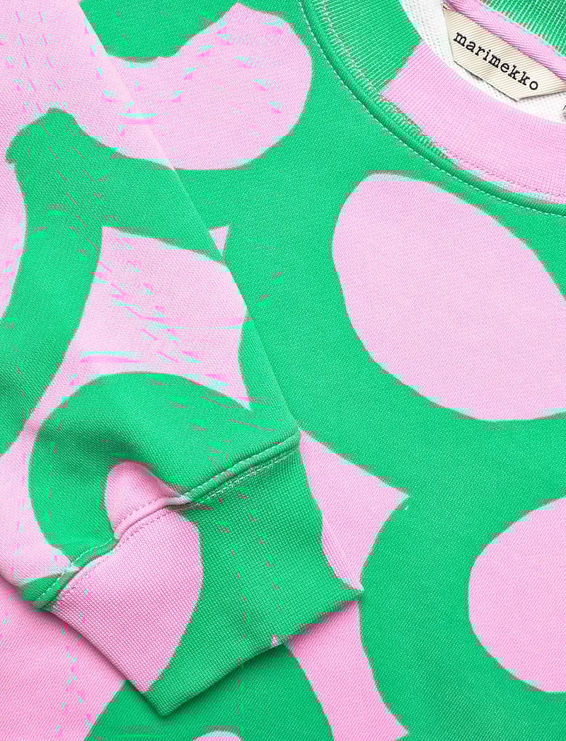 Marimekko - LEIOT JÄTTIKUKKA - sweatshirts & hoodies - light pink, green - 5