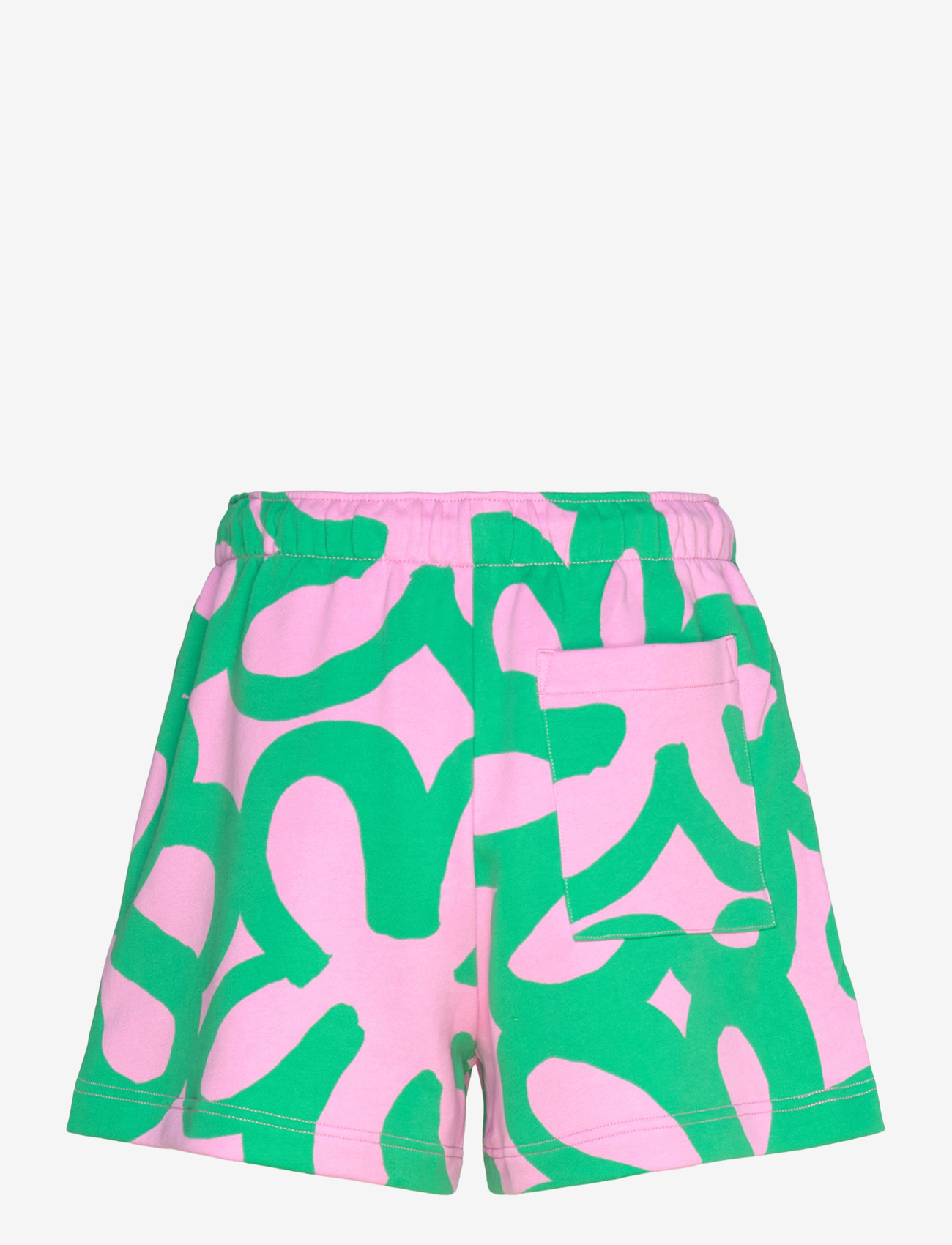 Marimekko - MIKSAUS JÄTTIKUKKA - casual shorts - light pink, green - 2
