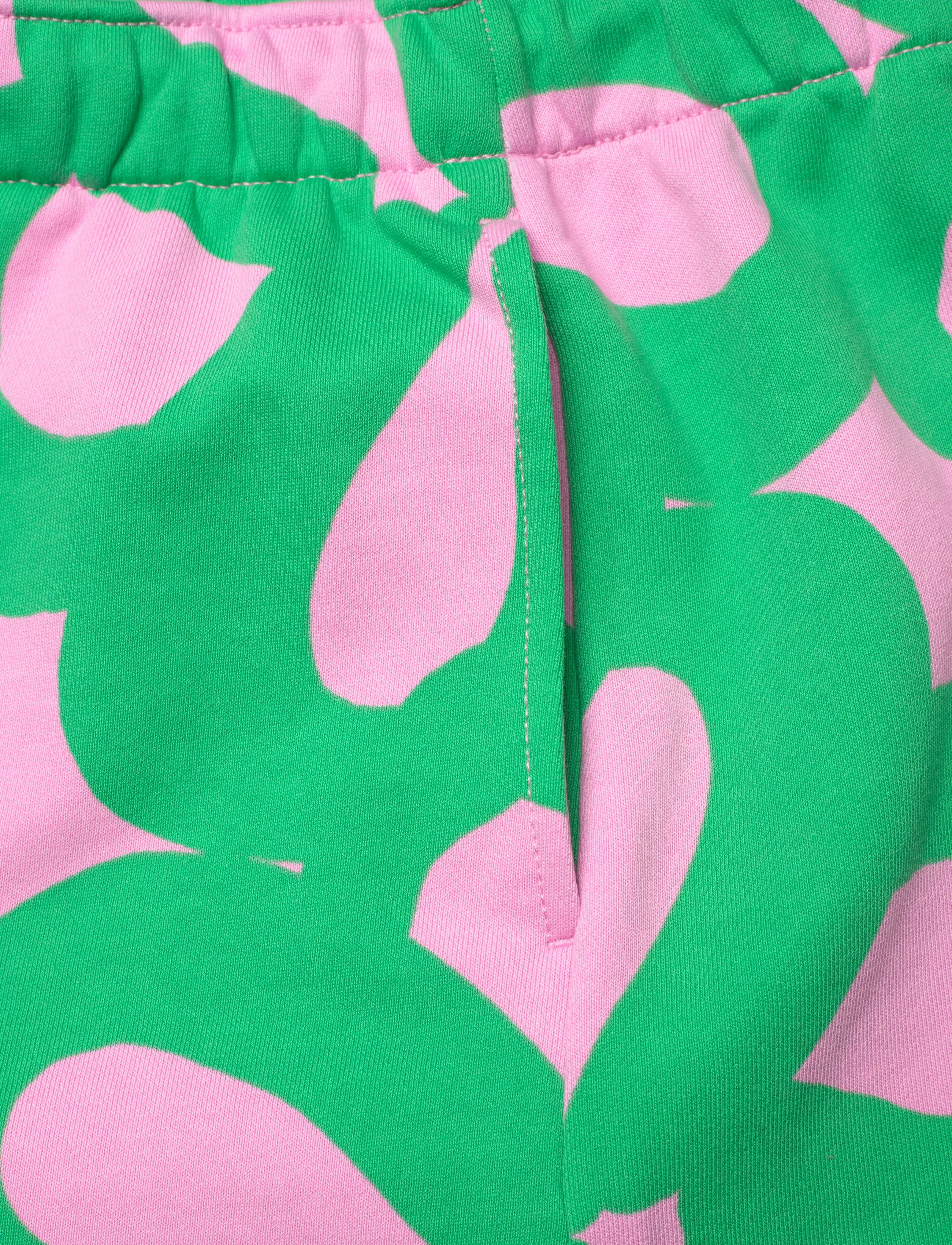 Marimekko - MIKSAUS JÄTTIKUKKA - casual shorts - light pink, green - 5