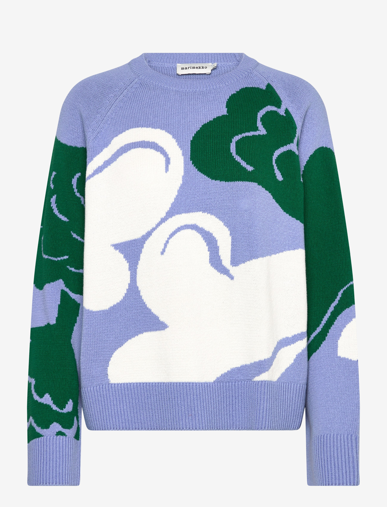 Marimekko - LOITSU KUKASTA KUKKAAN - sweaters - blue, dark green, white - 1