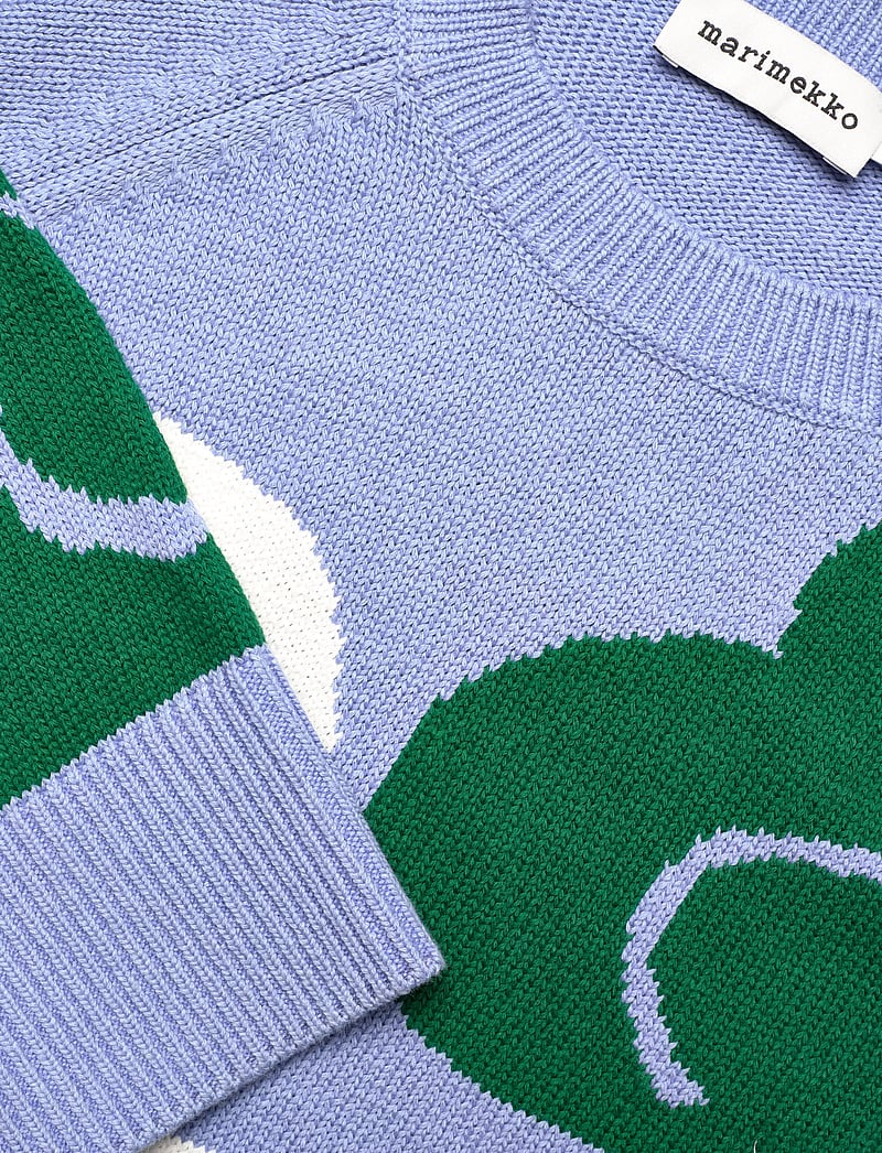 Marimekko - LOITSU KUKASTA KUKKAAN - sweaters - blue, dark green, white - 5