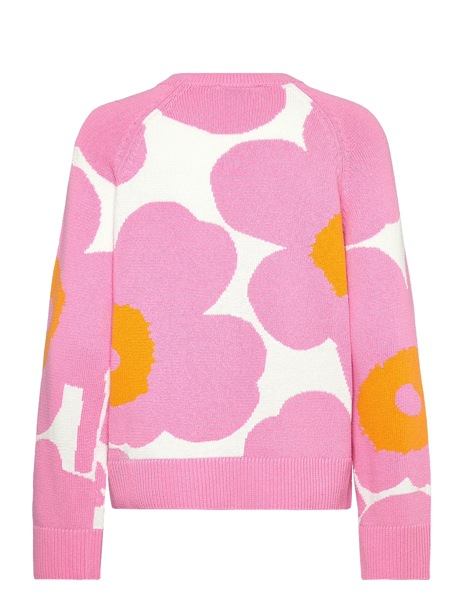 Marimekko - LOITSU UNIKKO - peysur - light pink, orange, white - 2