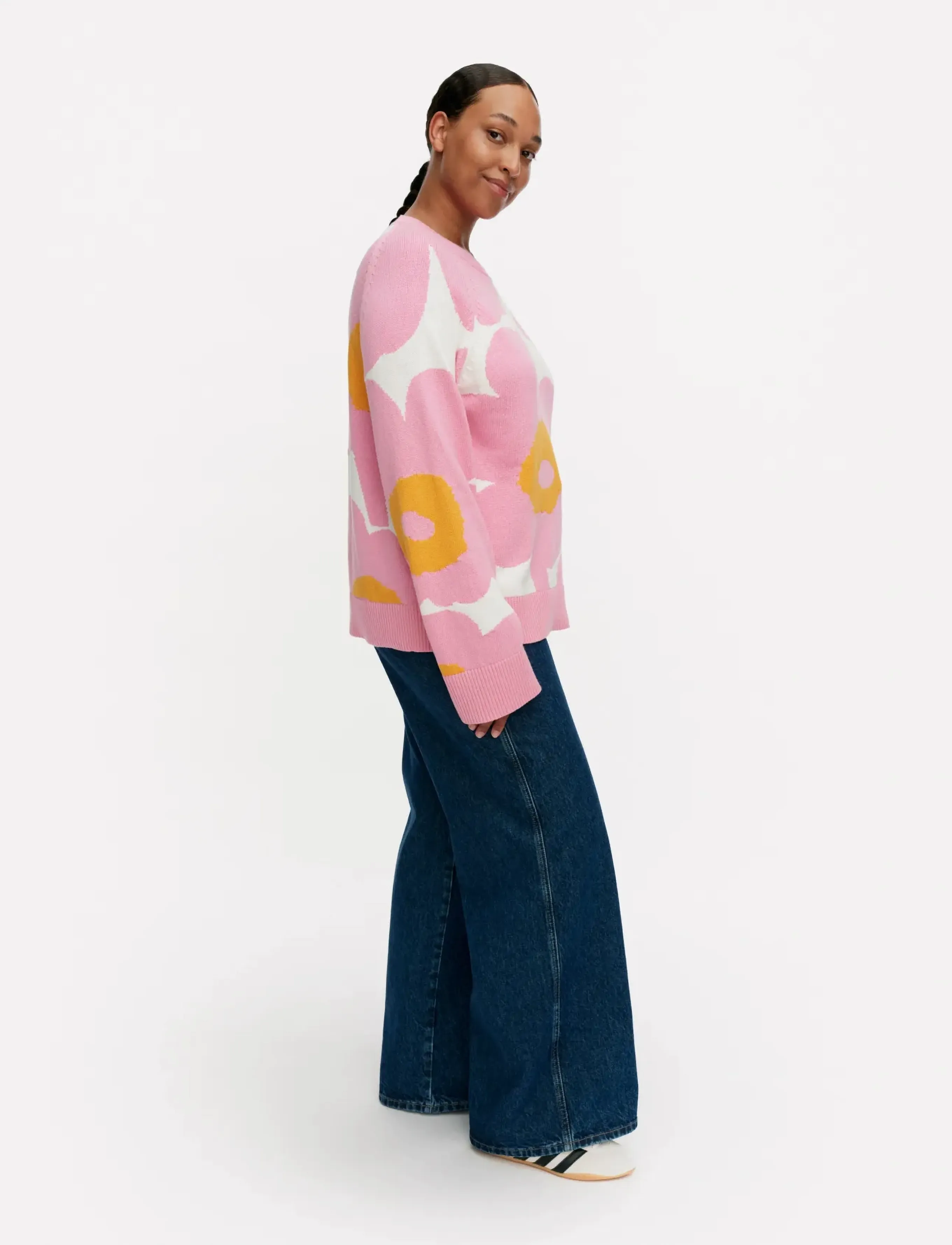 Marimekko - LOITSU UNIKKO - trøjer - light pink, orange, white - 4