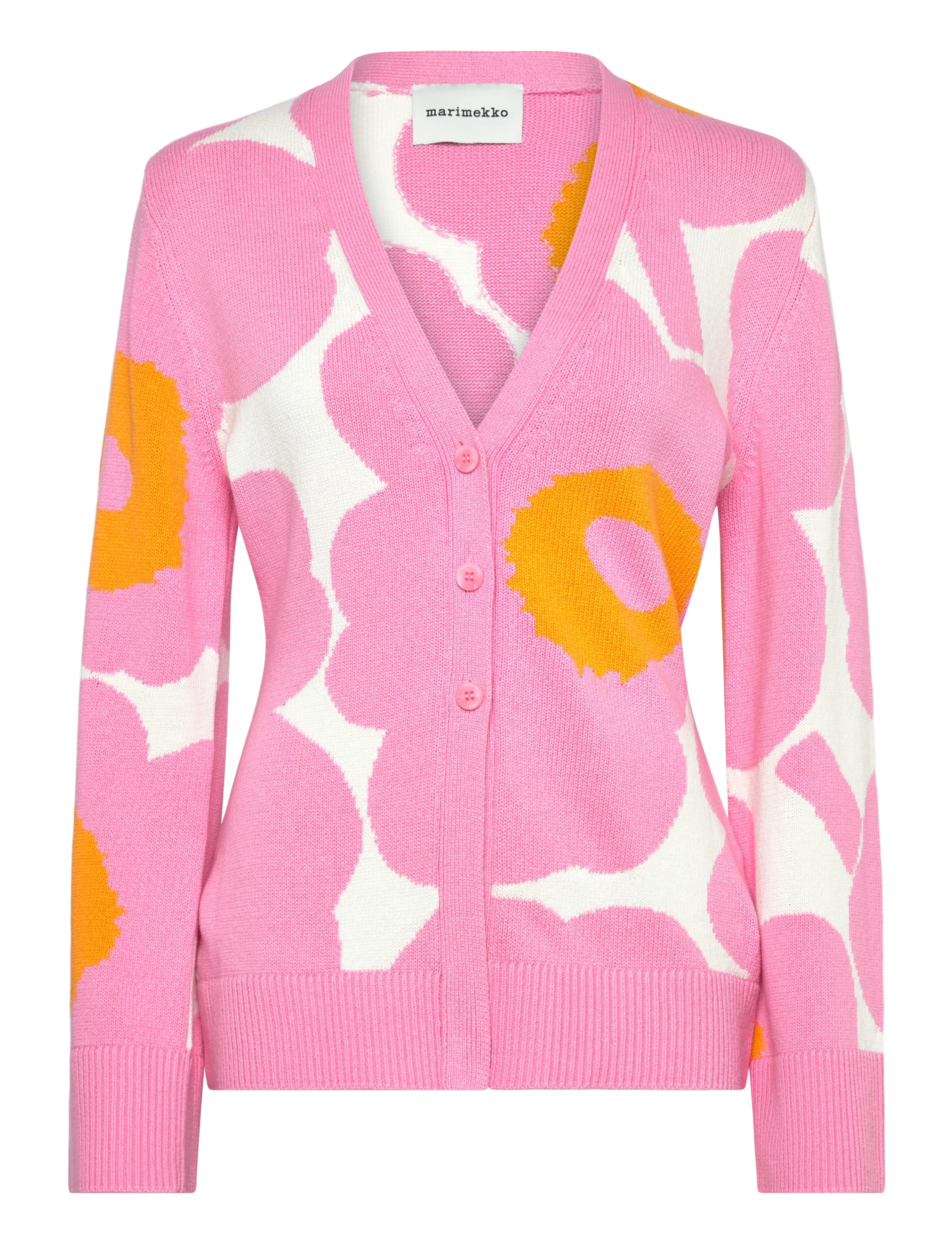 Marimekko PUHALTAA UNIKKO - Disainerikaubad - LIGHT PINK, ORANGE, WHITE / pink/rose