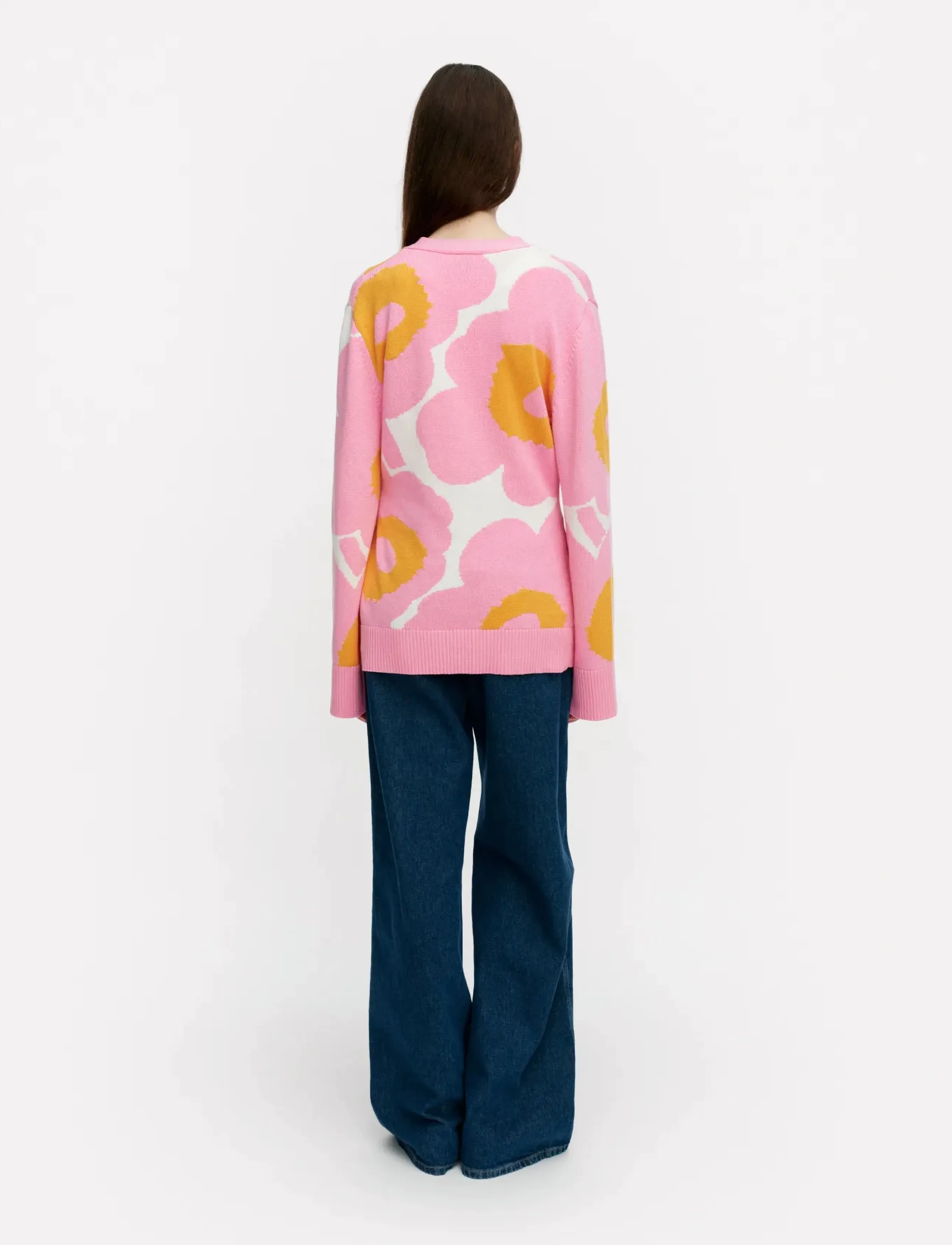 Marimekko - PUHALTAA UNIKKO - cardigans - light pink, orange, white - 3