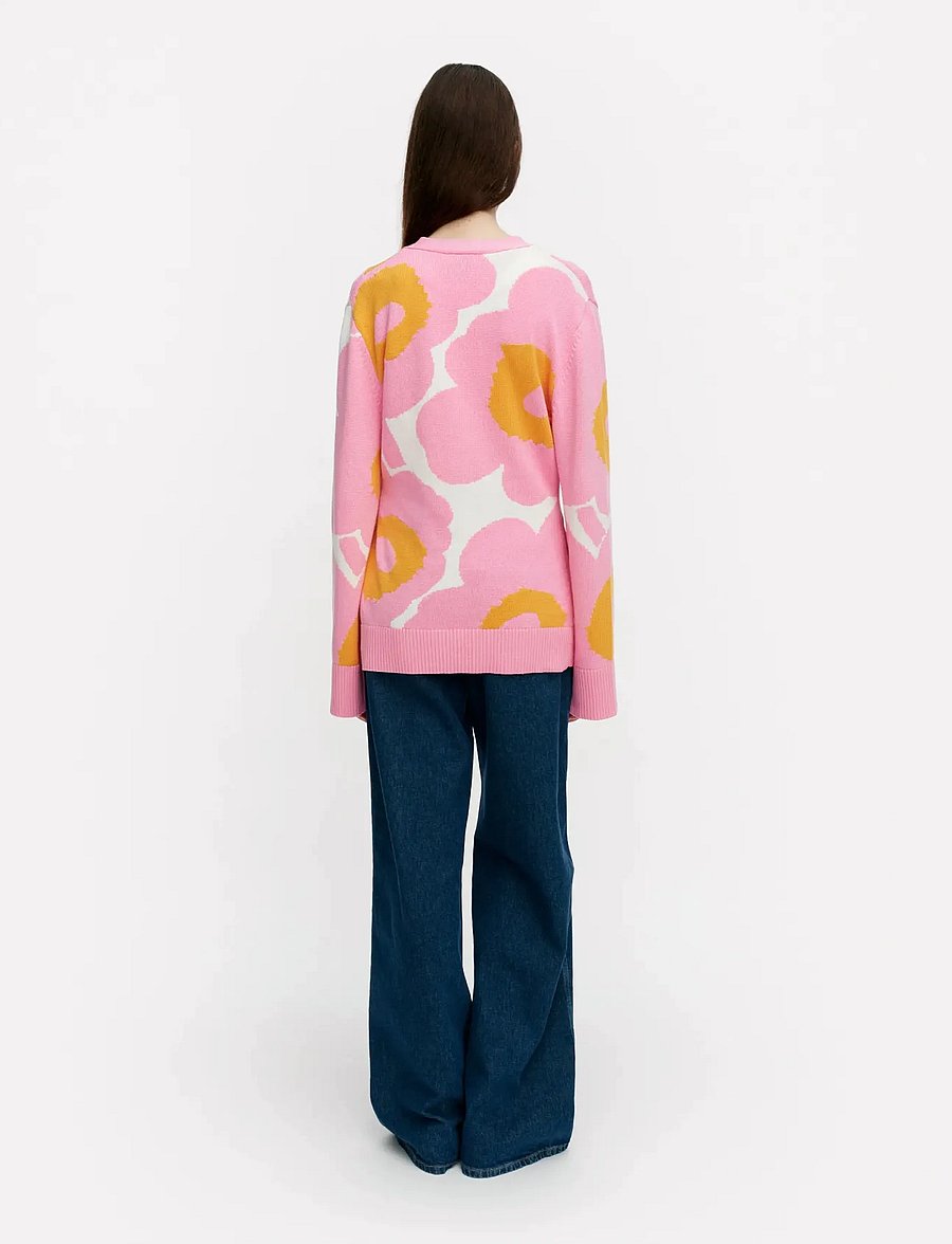 Marimekko - PUHALTAA UNIKKO - koftor - light pink, orange, white - 3