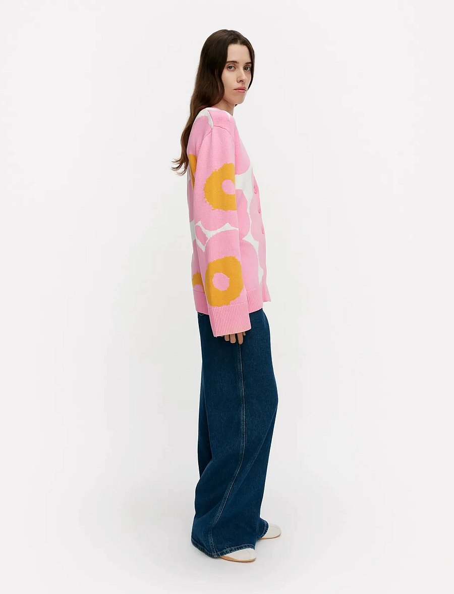 Marimekko - PUHALTAA UNIKKO - koftor - light pink, orange, white - 4