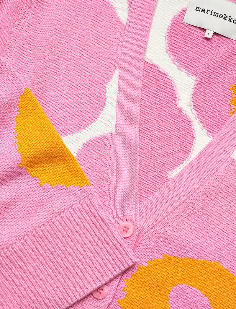 Marimekko - PUHALTAA UNIKKO - kardiganid - light pink, orange, white - 5