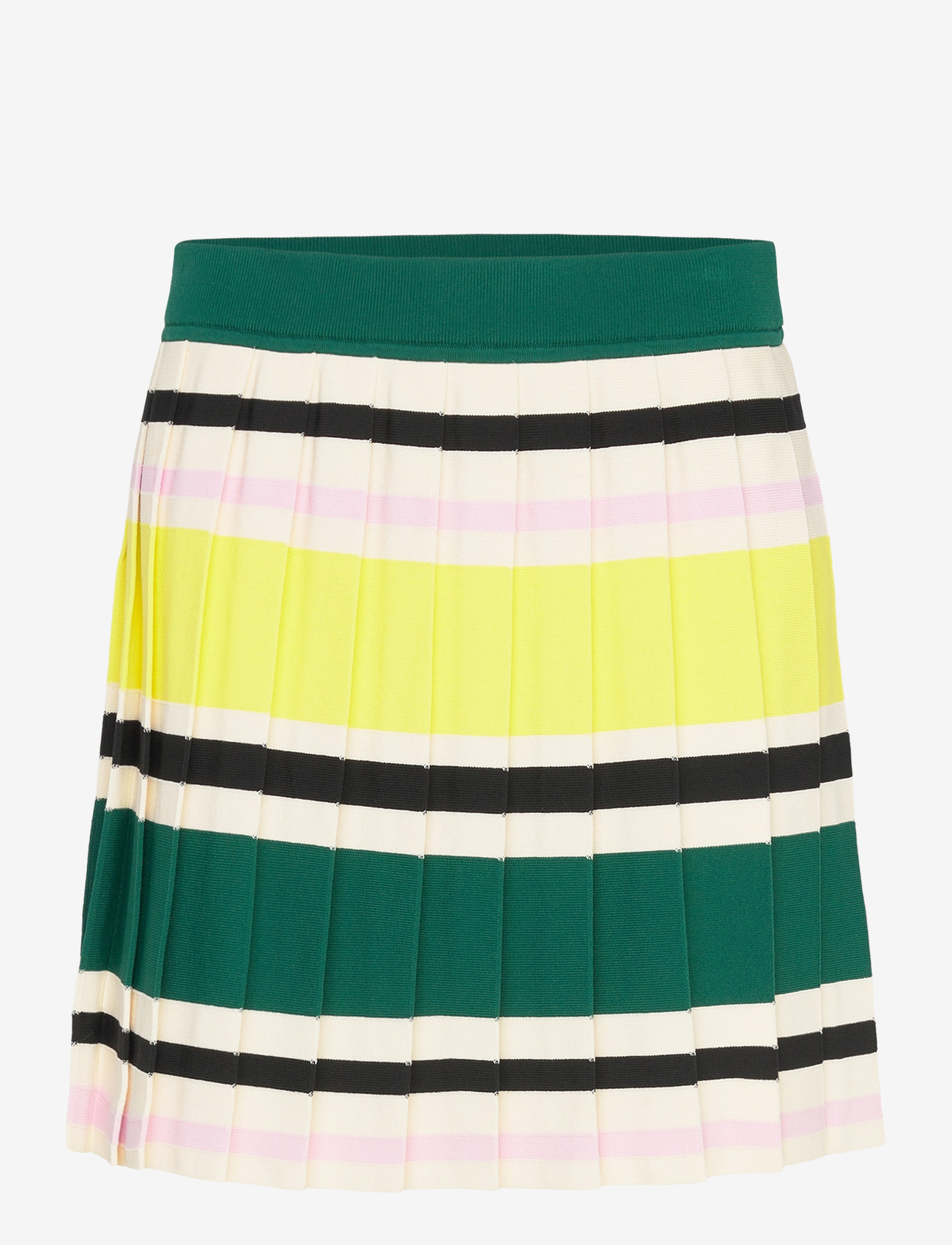 Marimekko - RUNOUS HELVI - plisowane spódnice - dark green, yellow, black - 1