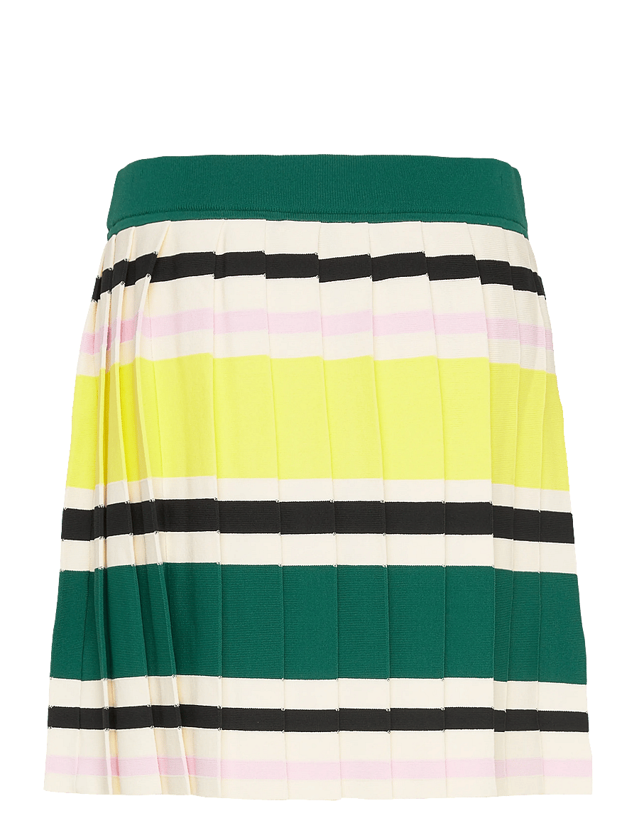 Marimekko - RUNOUS HELVI - plisserade kjolar - dark green, yellow, black - 2