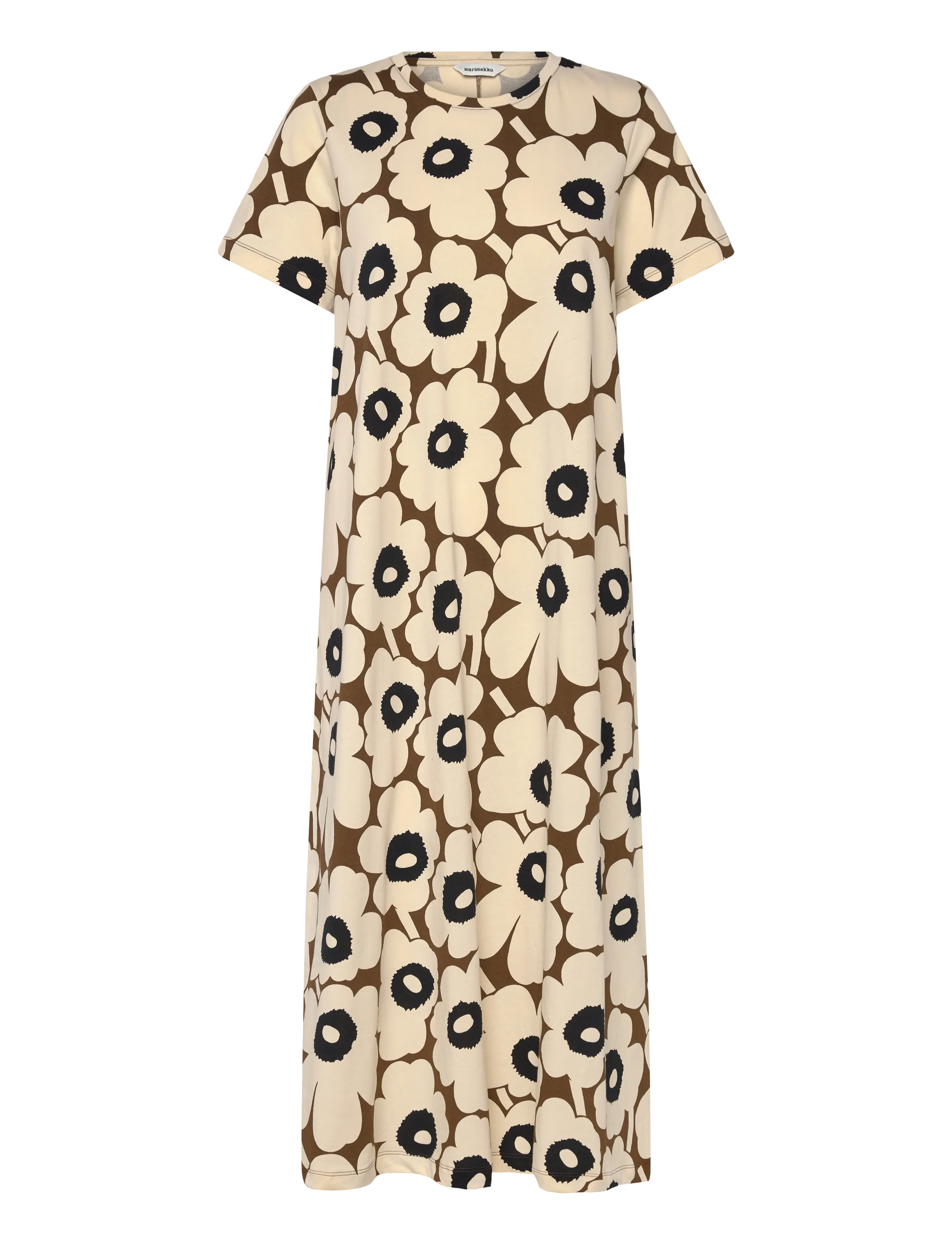 Marimekko PISTEINEN UNIKKO - Kjoler - BEIGE, BROWN, BLACK / brown