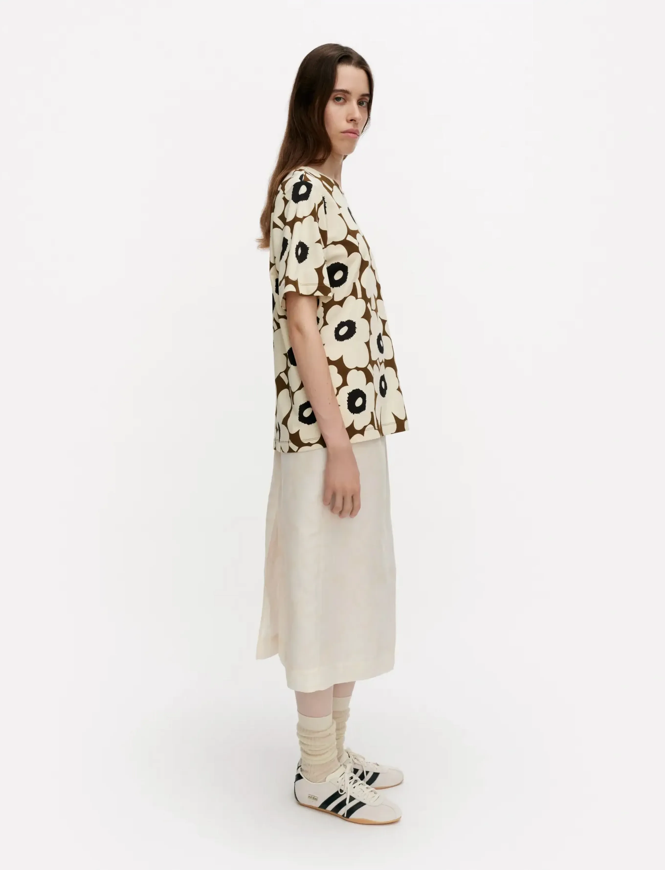 Marimekko - TUNNIT UNIKKO - t-paidat - beige, brown, black - 4