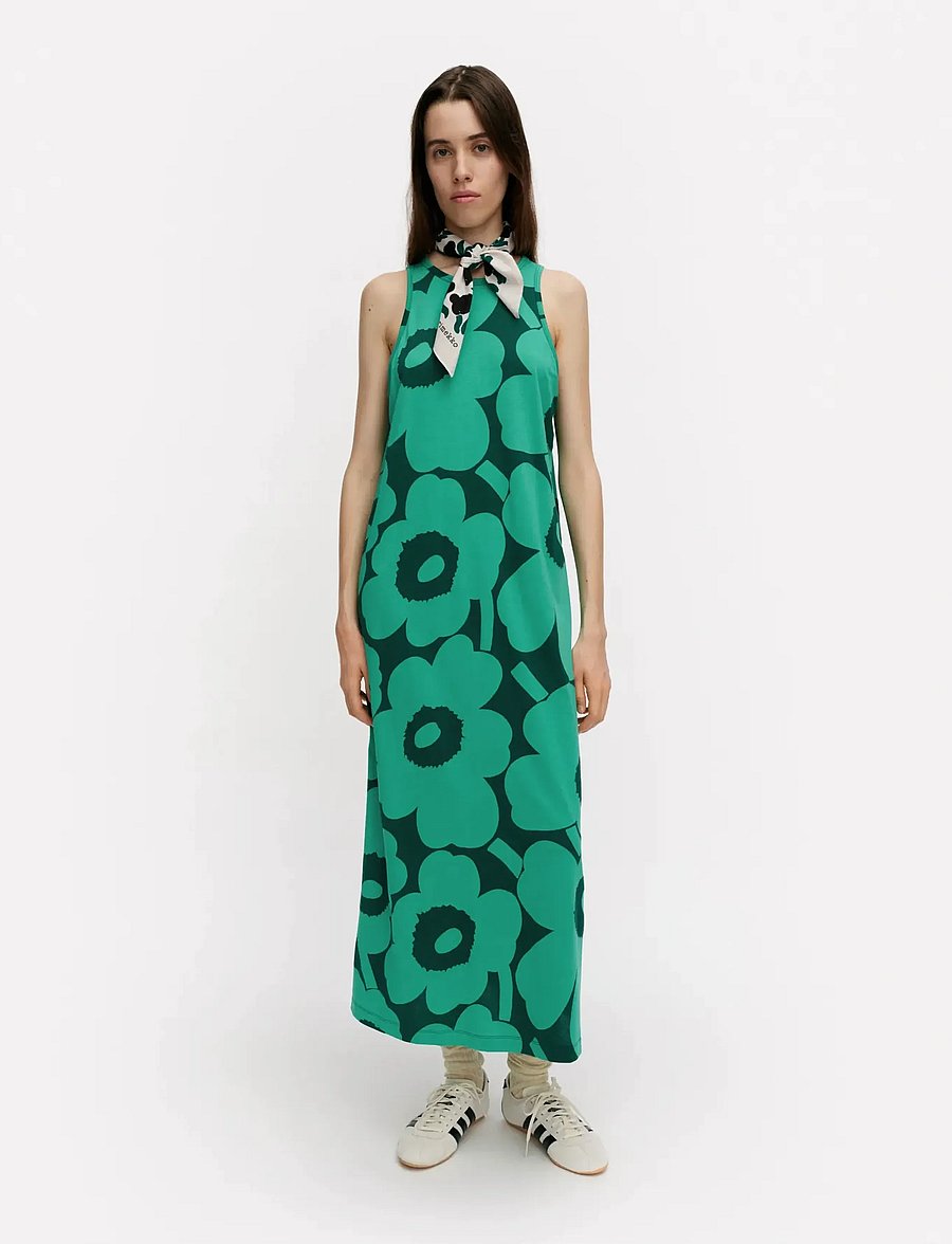 Marimekko - ERILAINEN UNIKKO - sommerkleider - green, dark green - 0