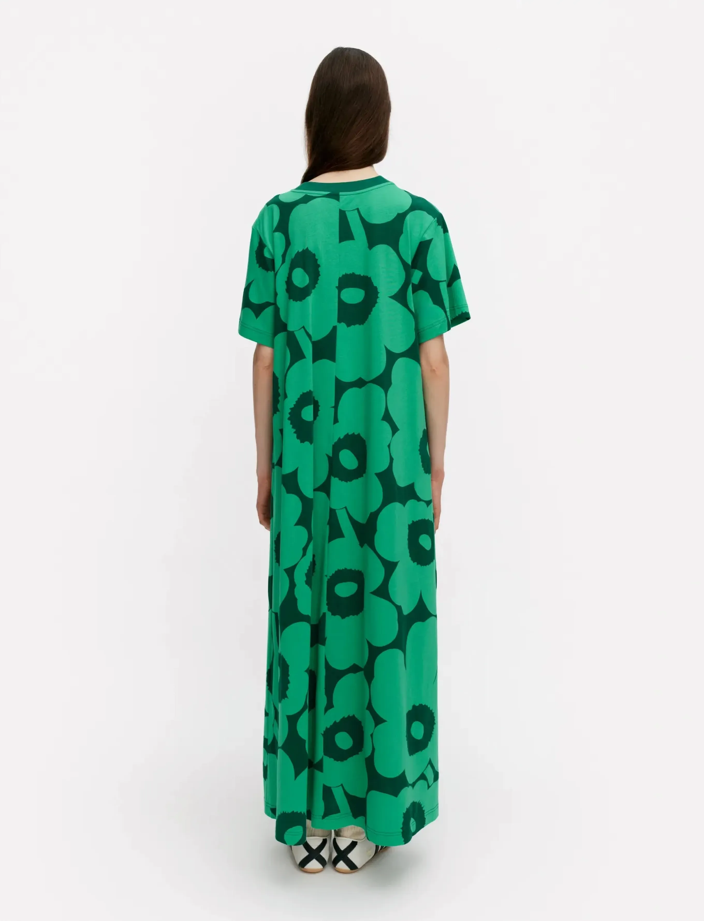 Marimekko - KOOSTUA UNIKKO - maxi-jurken - green, dark green - 3