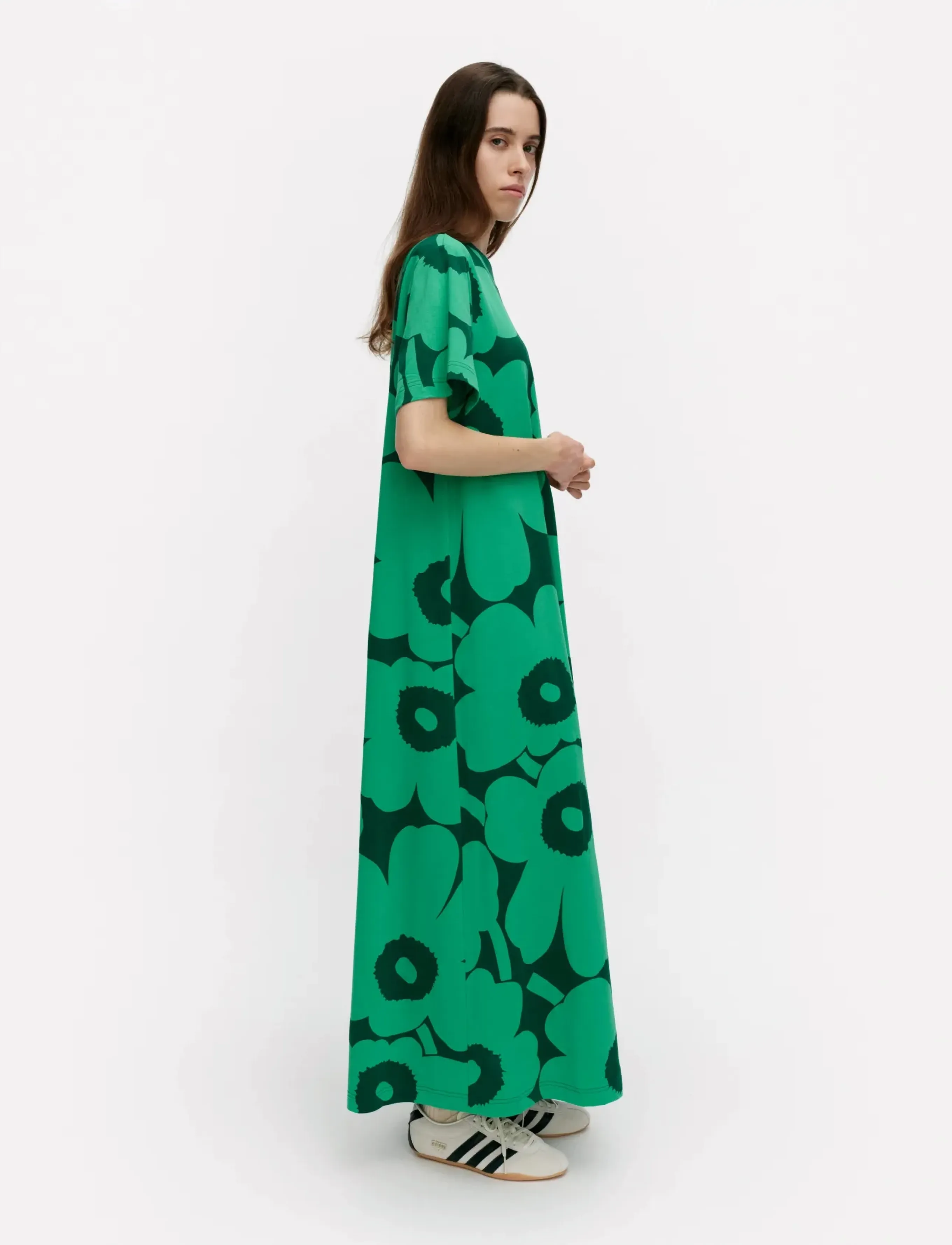 Marimekko - KOOSTUA UNIKKO - maxi-jurken - green, dark green - 4