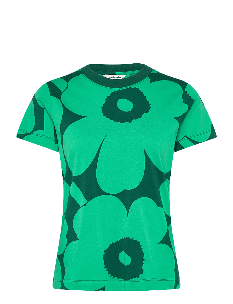 Marimekko - HELEYS UNIKKO - t-shirts - green, dark green - 1
