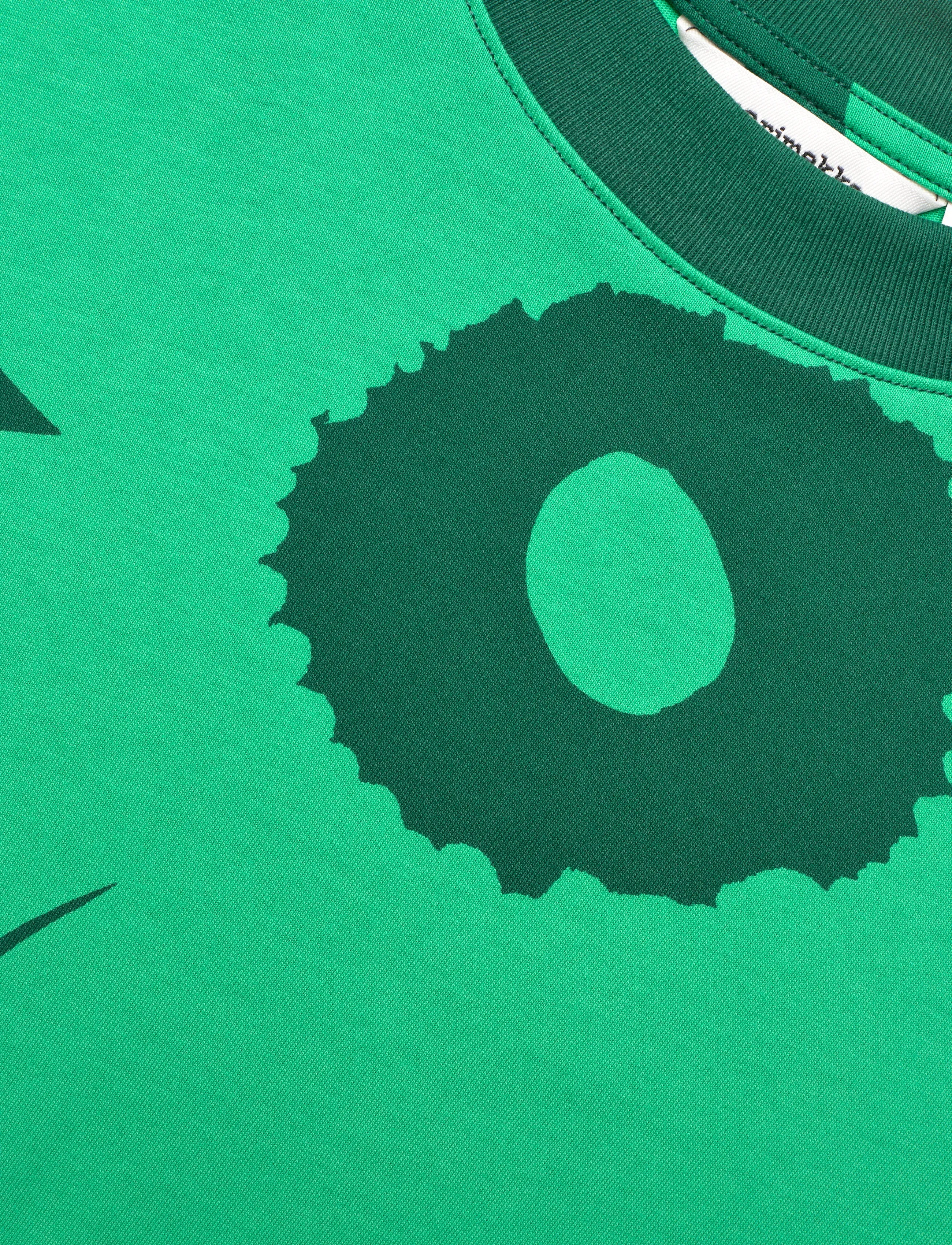 Marimekko - HELEYS UNIKKO - marškinėliai - green, dark green - 5