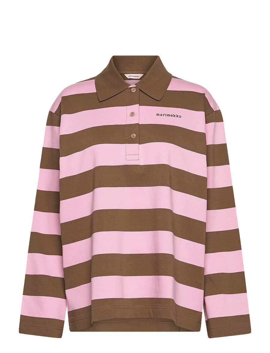 Marimekko - ERIKSEEN - t-särgid ja alussärgid - pink, brown - 1