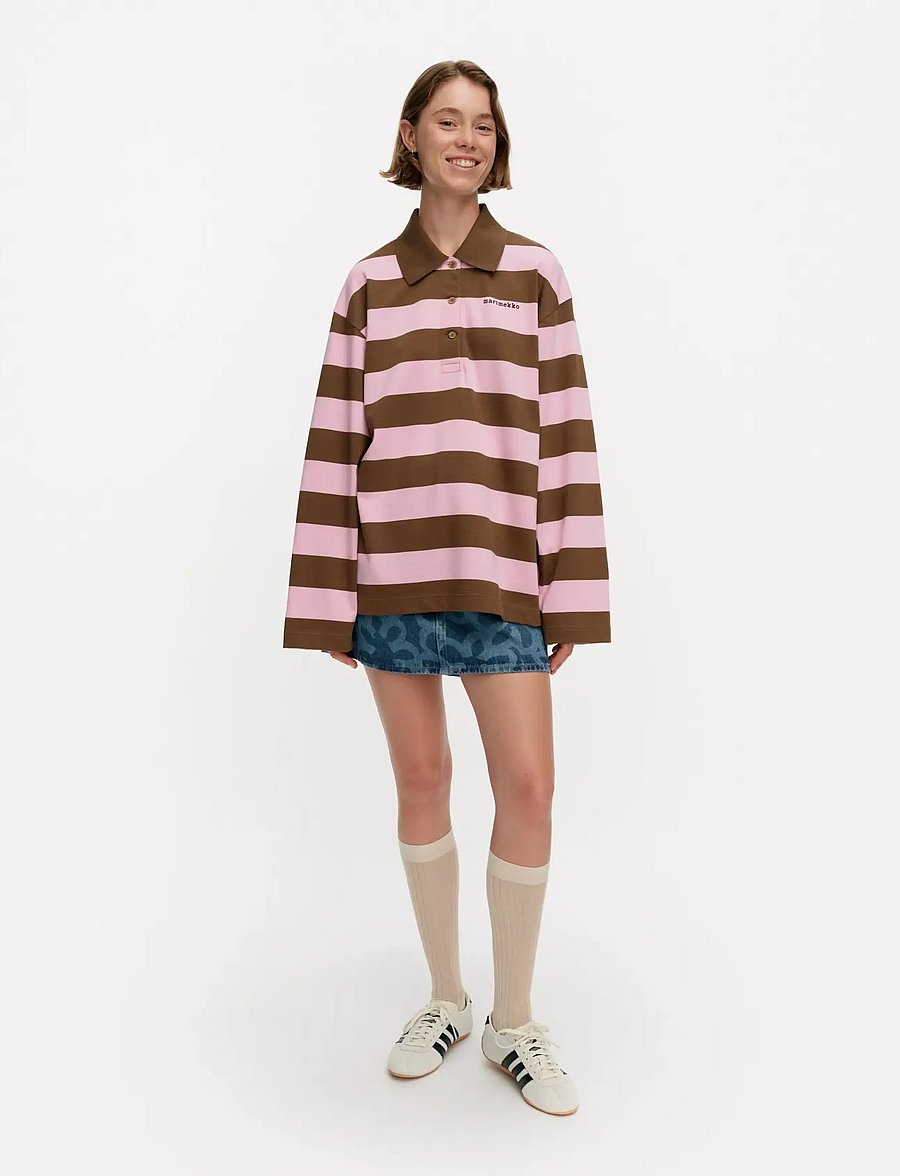 Marimekko - ERIKSEEN - t-särgid ja alussärgid - pink, brown - 0