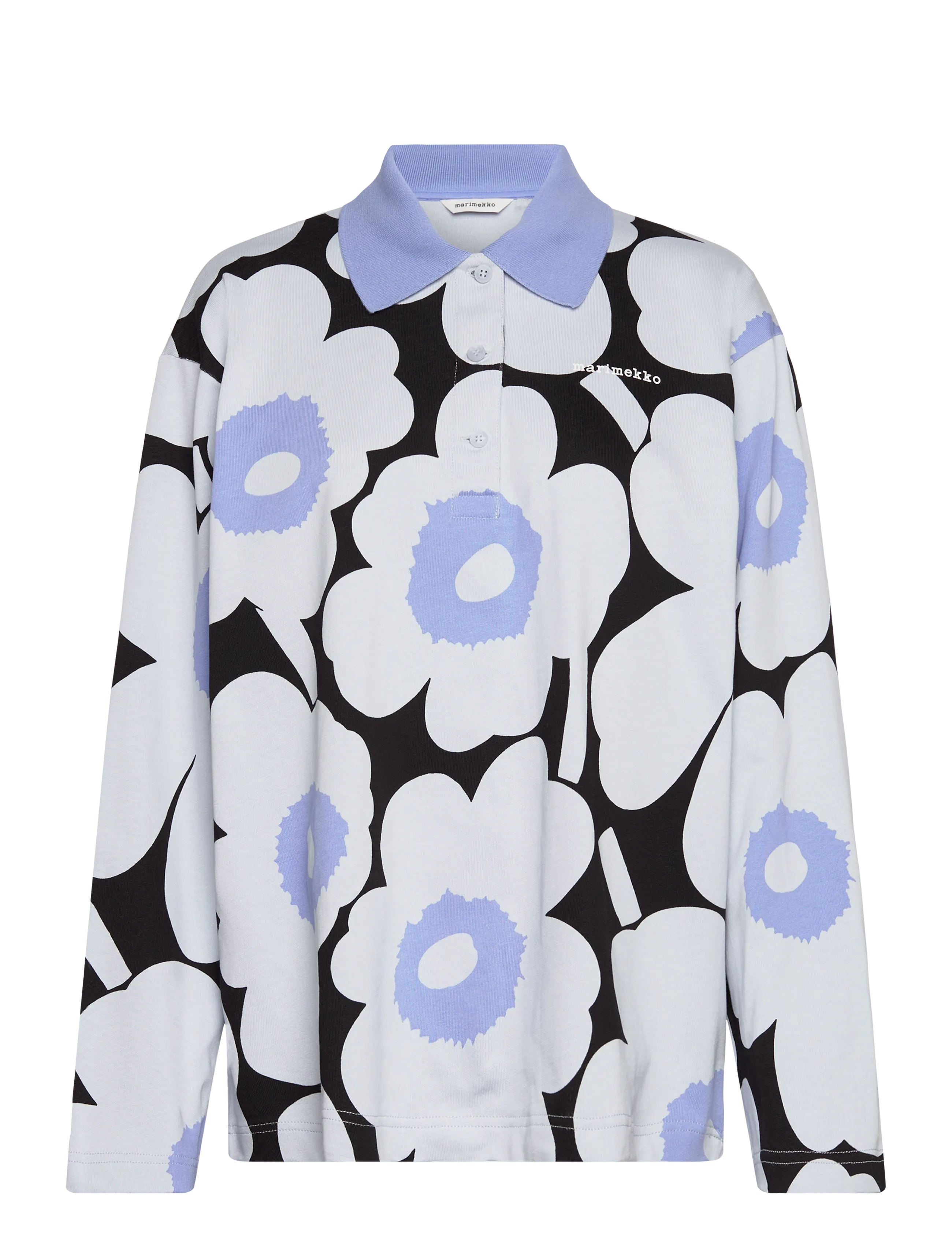 Marimekko ERIKSEEN UNIKKO - T-shirts & Toppe - LIGHT BLUE, BLUE, BLACK / black