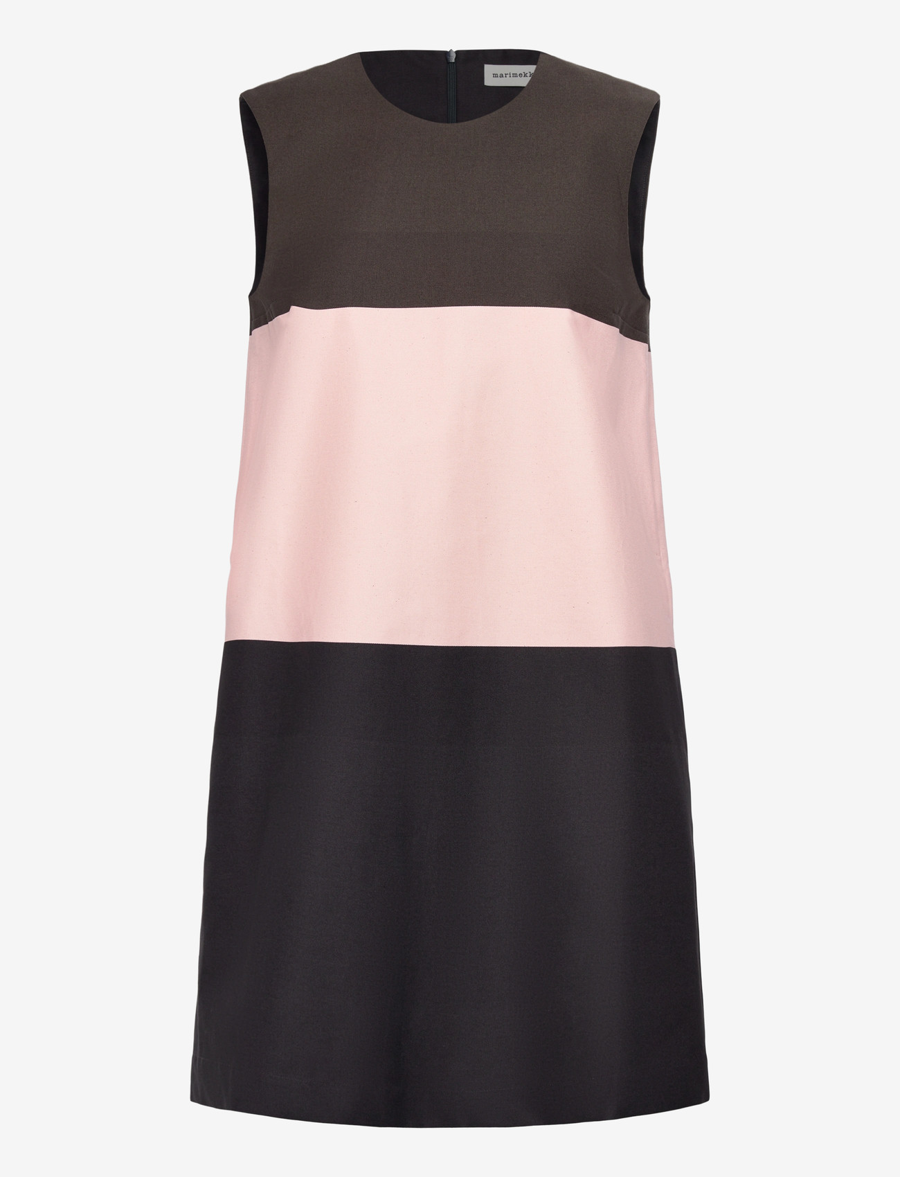 Marimekko - MALLI HENNIKA - korte kjoler - dark brown, light pink, brown - 1