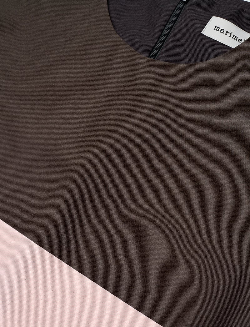 Marimekko - MALLI HENNIKA - korte kjoler - dark brown, light pink, brown - 5