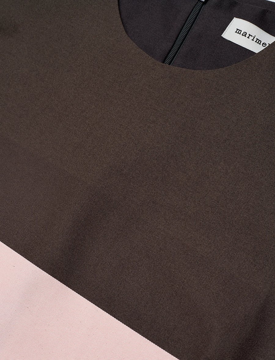 Marimekko - MALLI HENNIKA - korte kjoler - dark brown, light pink, brown - 5
