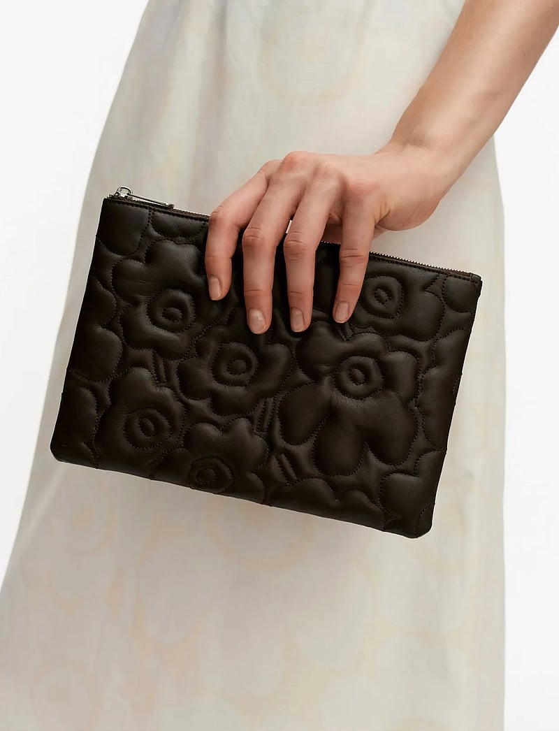 Marimekko - POUCH BAG UNIKKO - besondere anlässe - dark brown - 0