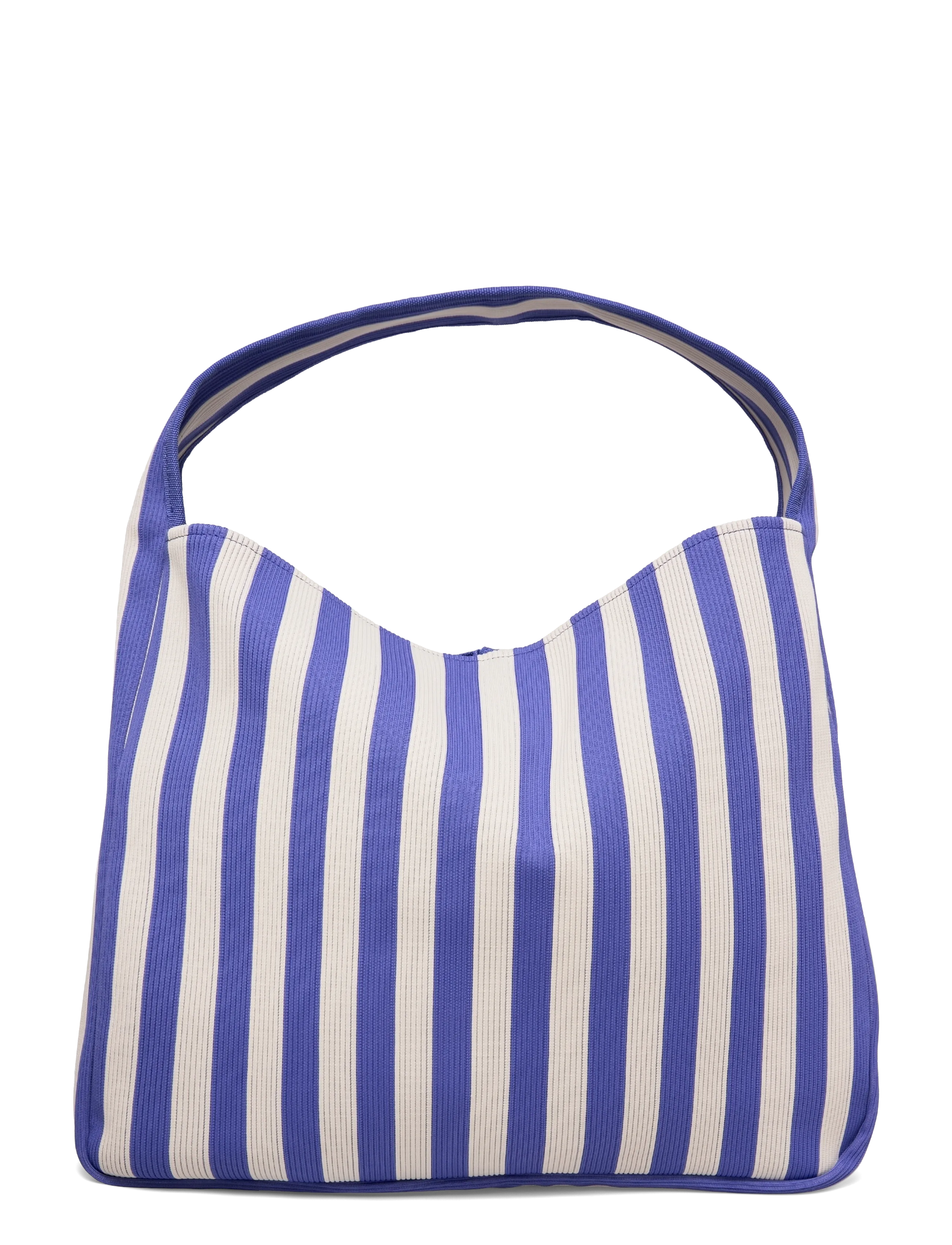 Marimekko - KNITTED BAG LARGE MERIROSVO - blue, off white - 2